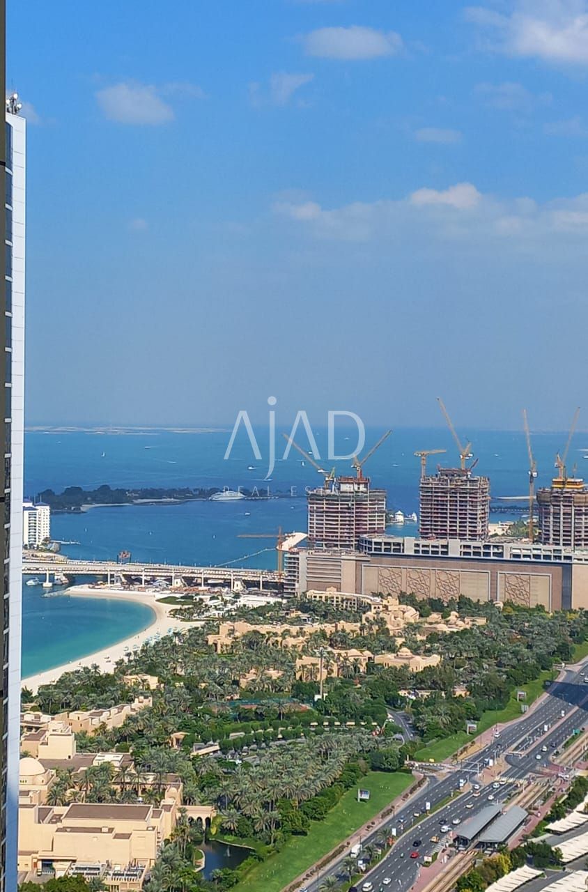 Elegant High-Floor 1-Bedroom in Dubai Marina | Sea & Marina Views | Rent/Sale
