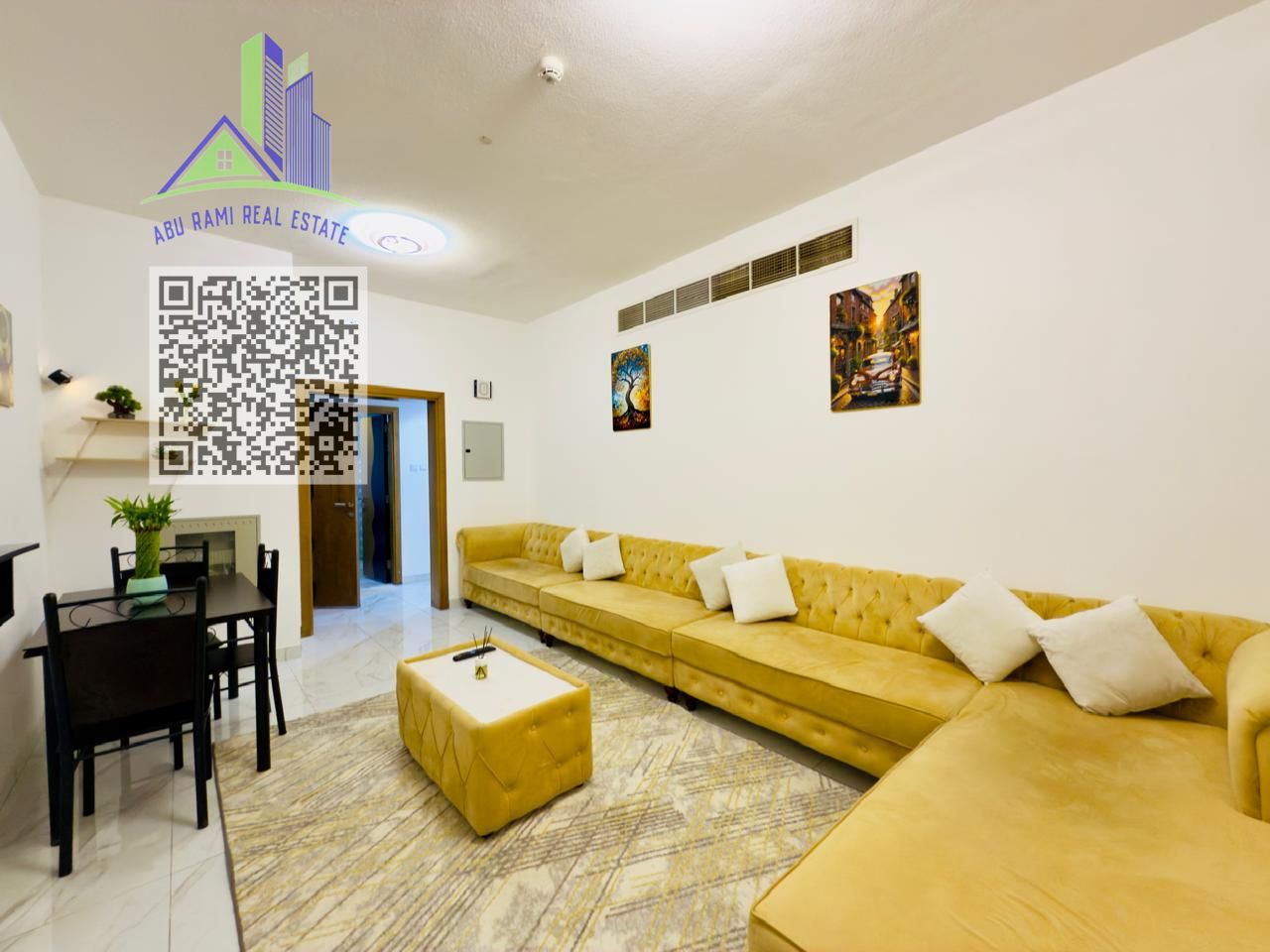 Two-bedroom apartment in Al Nuaimiya 1, luxuriously furnished,