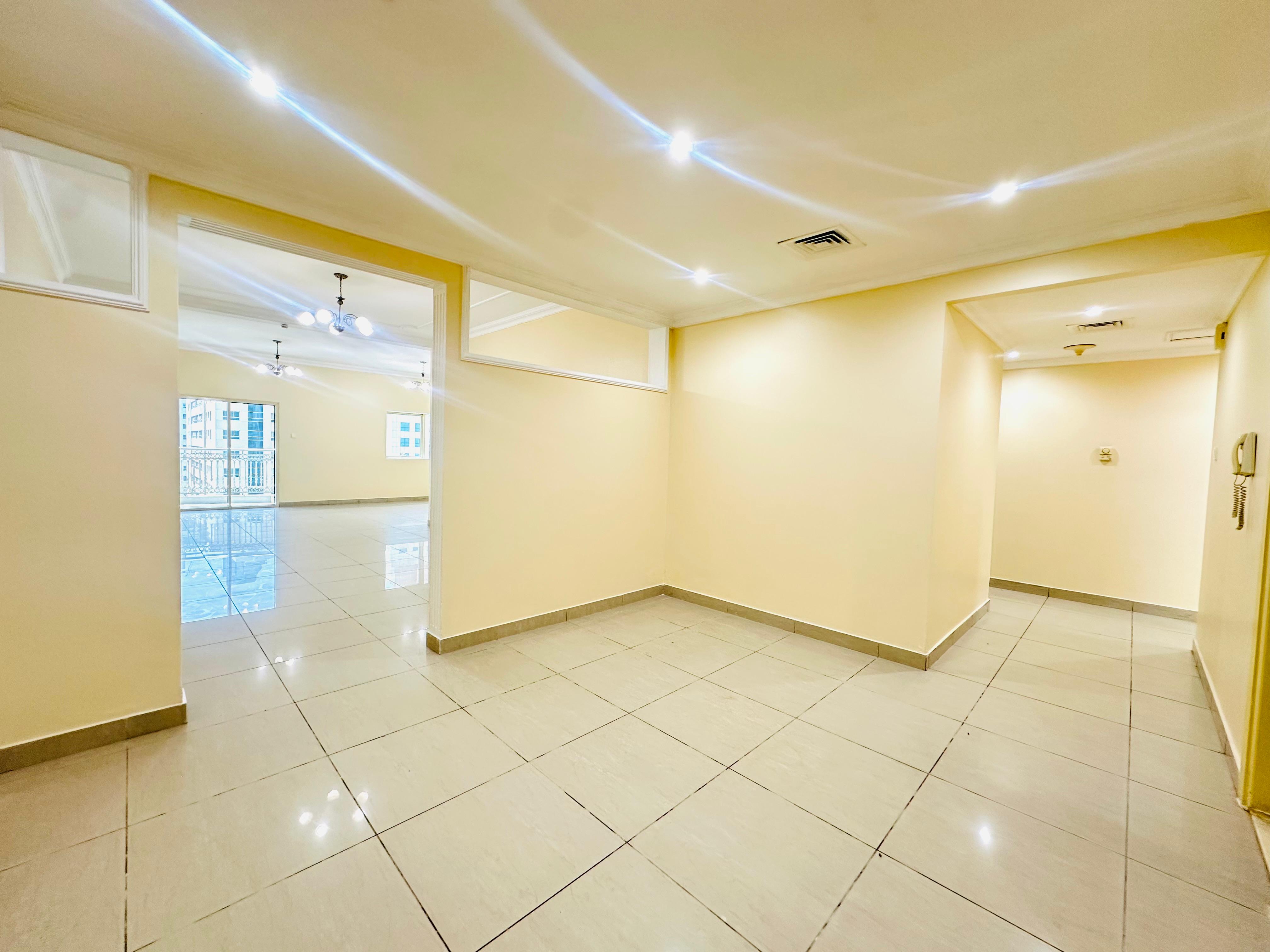 [King Size 3BHK With Maid Room Wardrobes Open View Balcony 3 Full Bathrooms 1 Master Bedroom Store Room Just 70k Only For Family Call To Mr Imran Ali