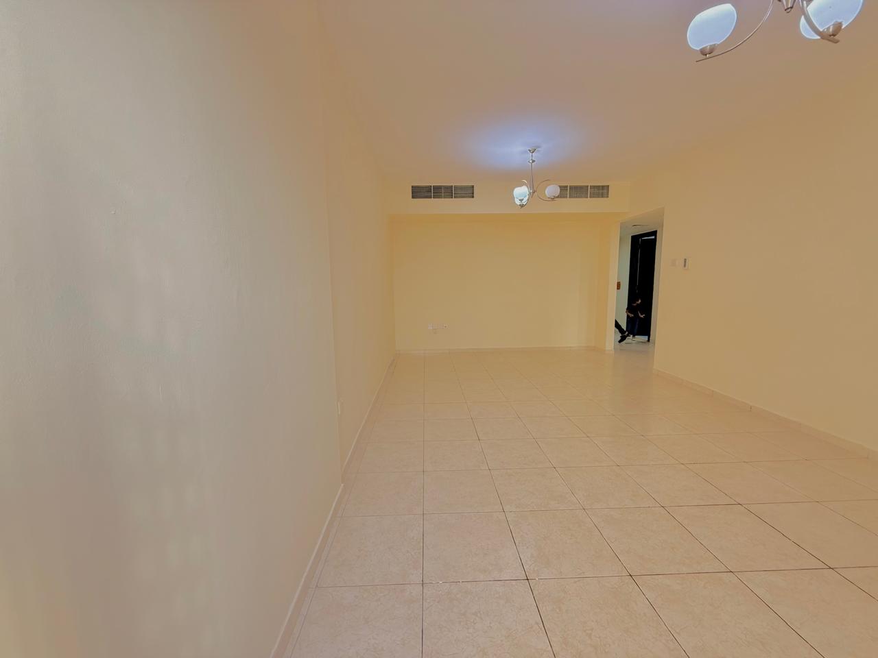 spacious 1bhk with king size hall and balcony with gym and pool at prime location in al Nahda