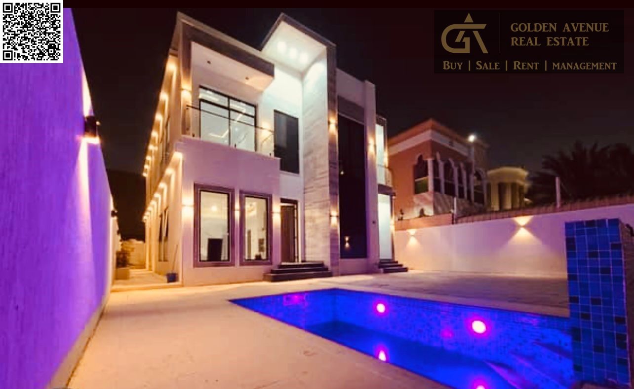For Sale: Ultra-Luxurious Brand New Villa – Al Rawda 2 Near Shrouq Mall & 2nd Plot Villa From Shiekh Ammar Road . .
