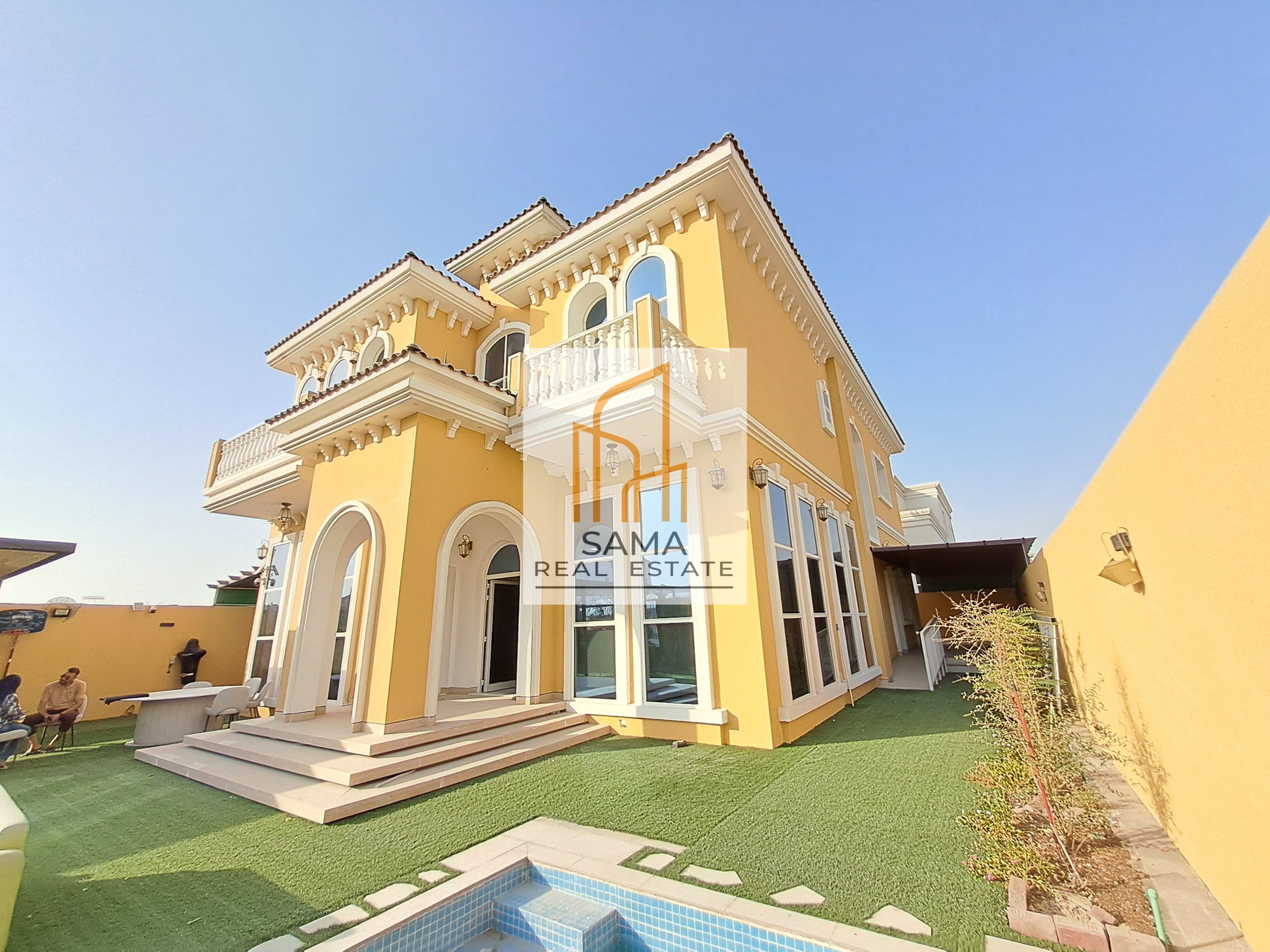 Spacious 5-Bedroom Villa || With Private Pool || Garden || 7 Washrooms 2 Kitchen || 2 Majlis || 4 Parking