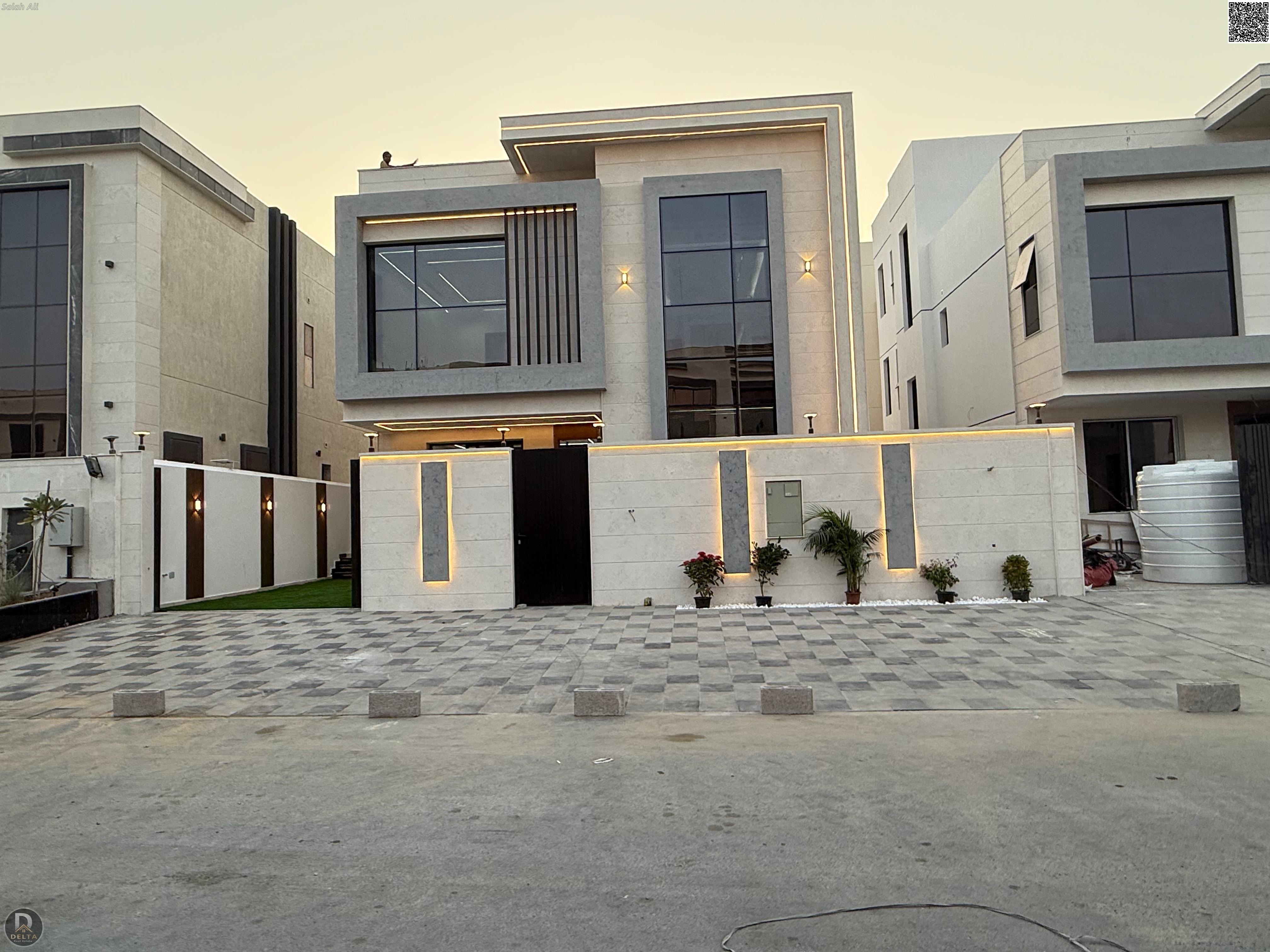 Villa for sale | 5 bedrooms + 2 living rooms | Private pool | Strategic location in Al Zahia | Registration fees included | At a great price