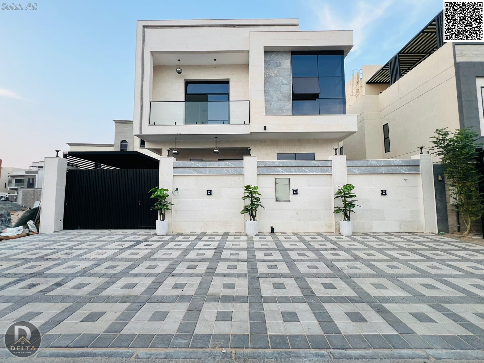Luxury residential investment villa for sale in Al Helio 2 - Ajman | Elegant design and private pool!
