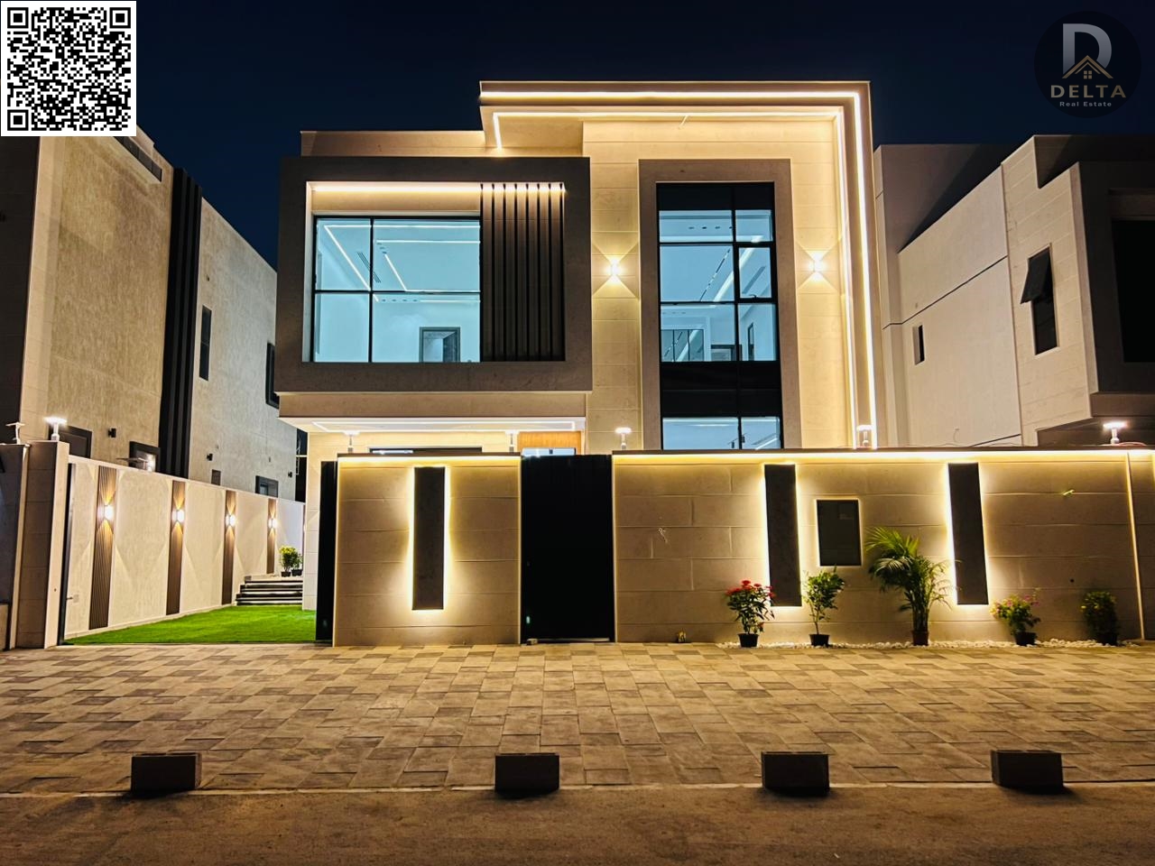 Brand new modern villa with private pool for sale in Al Zahia, Ajman 5 master bedrooms | Private pool | Modern design | Registration fees includ