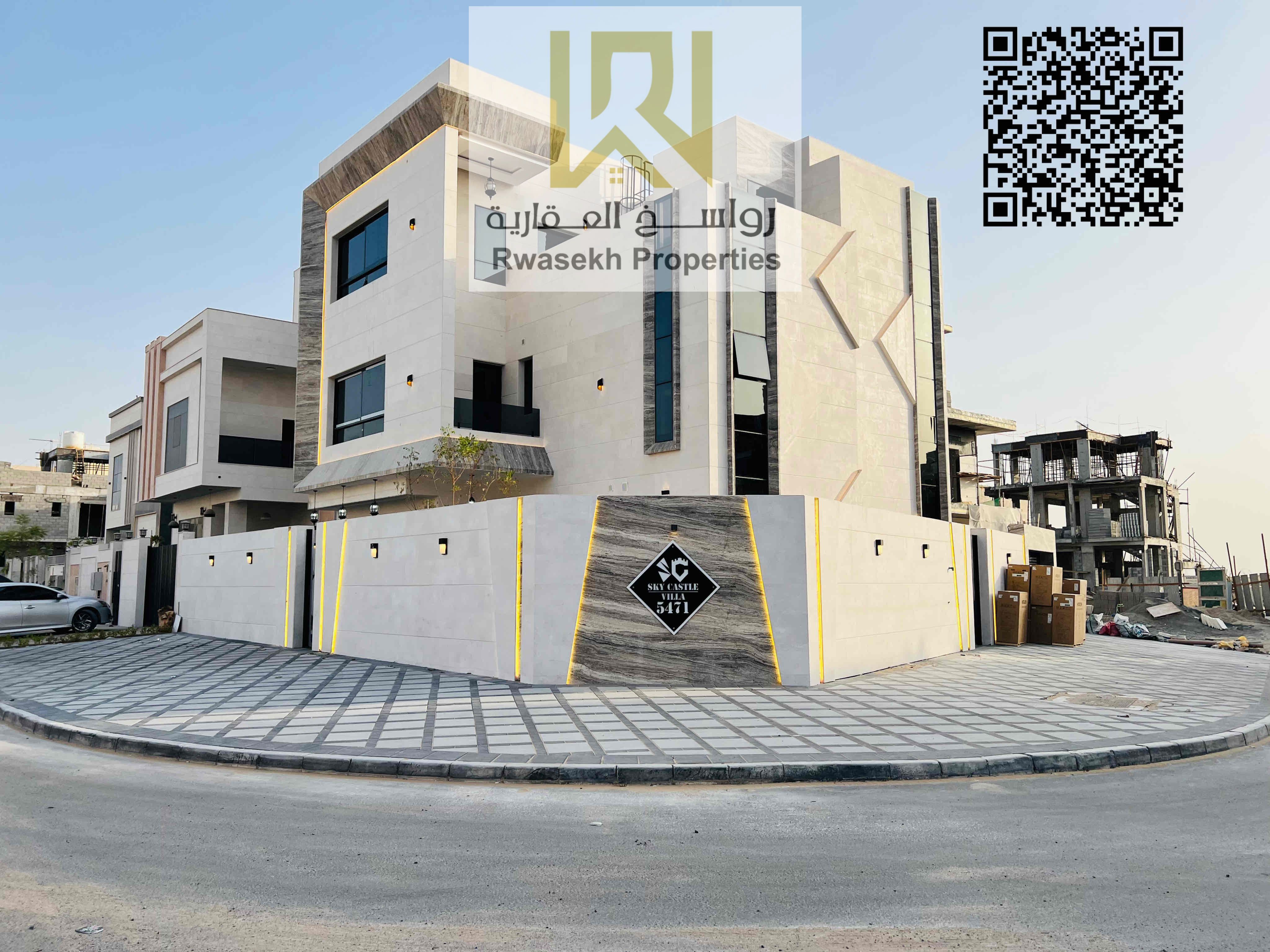 A golden opportunity to secure your children's future and at the same time to get a direct U. A. E golden visa A unique villa that