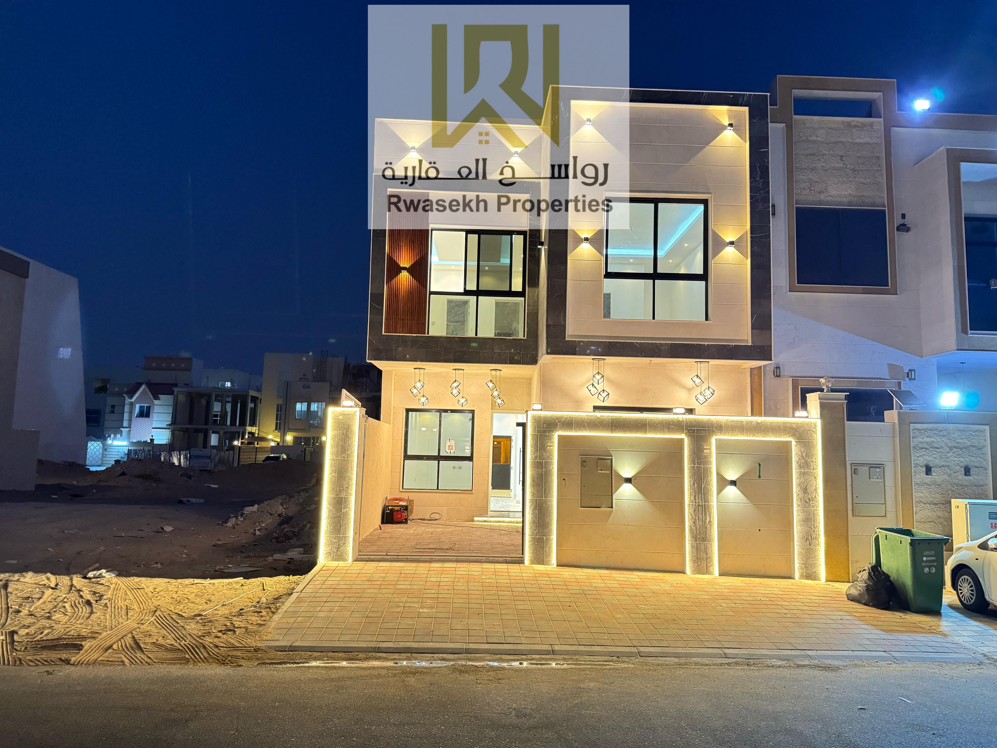 Two Townhouse Villas for Sale – Prime Location in Al Zahya, Ajman Directly Opposite the Mosque | On Main Road | Close to All Amenities Discover l
