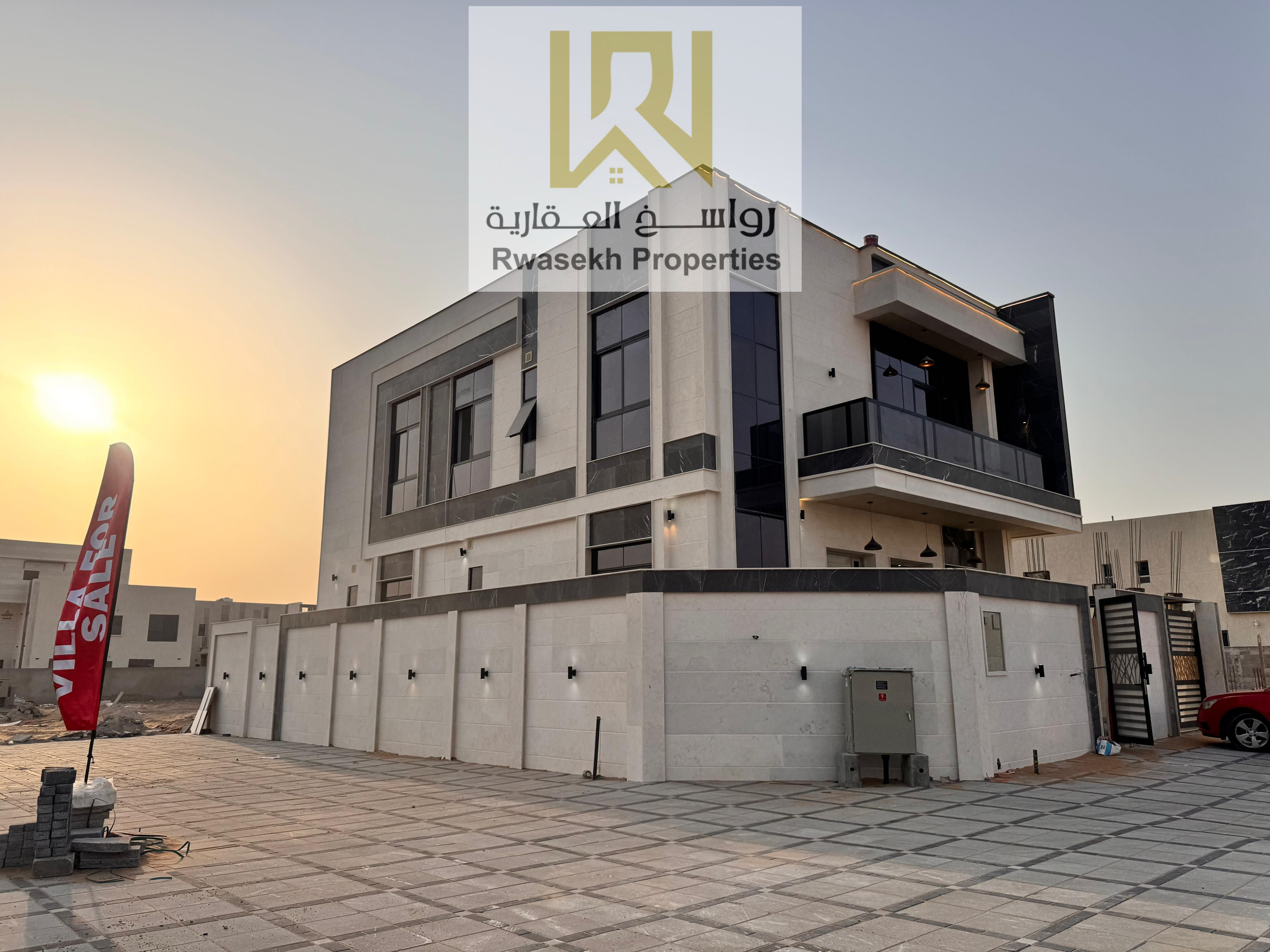 Corner Villa on Main Road – Al Helio 2 | 5 Bedrooms | 7 Bathrooms | AED 1.85M include regestration fees Experience refined living in this spacious 5