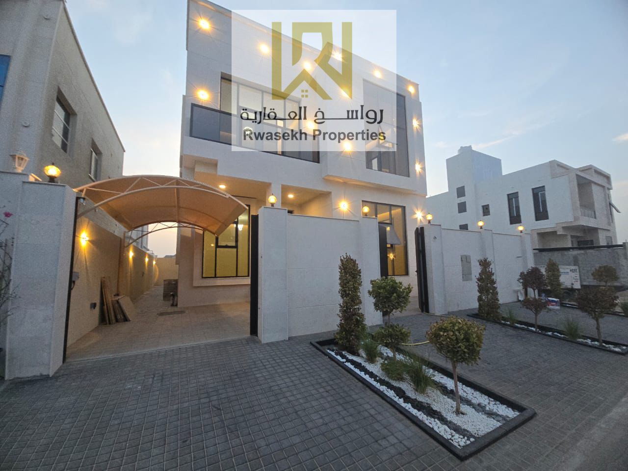 Villa for Sale – Al Yasmeen Area | Ajman Prime location in Al Yasmeen, close to Sheikh Mohammed Bin Zayed Road and Sharjah International Airport.