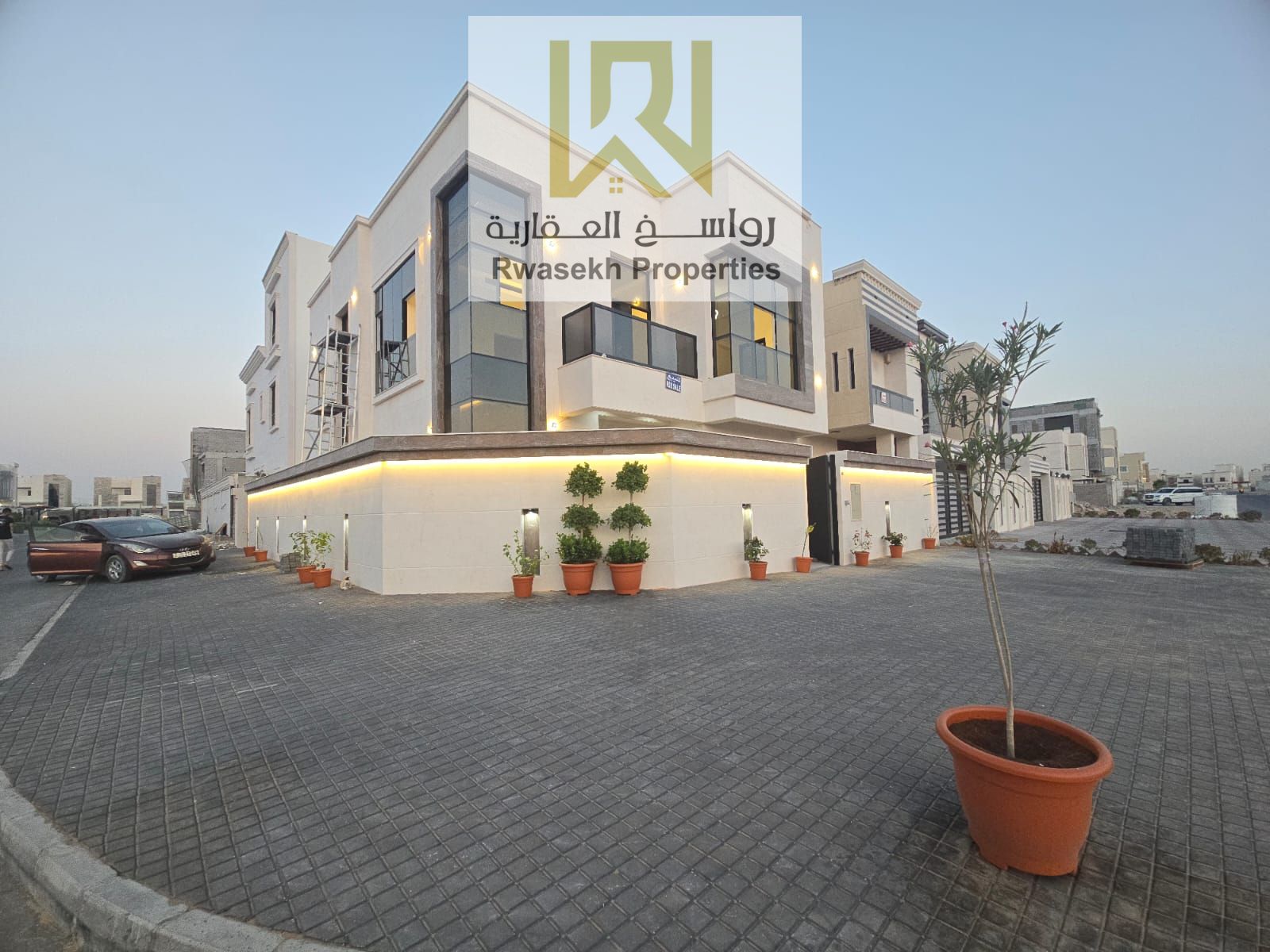 Full Stone Villa for Sale – Corner Plot | Al Helio 2 – Ajman Prime Location in Al Helio 2 – close to main roads and essential services. Villa F