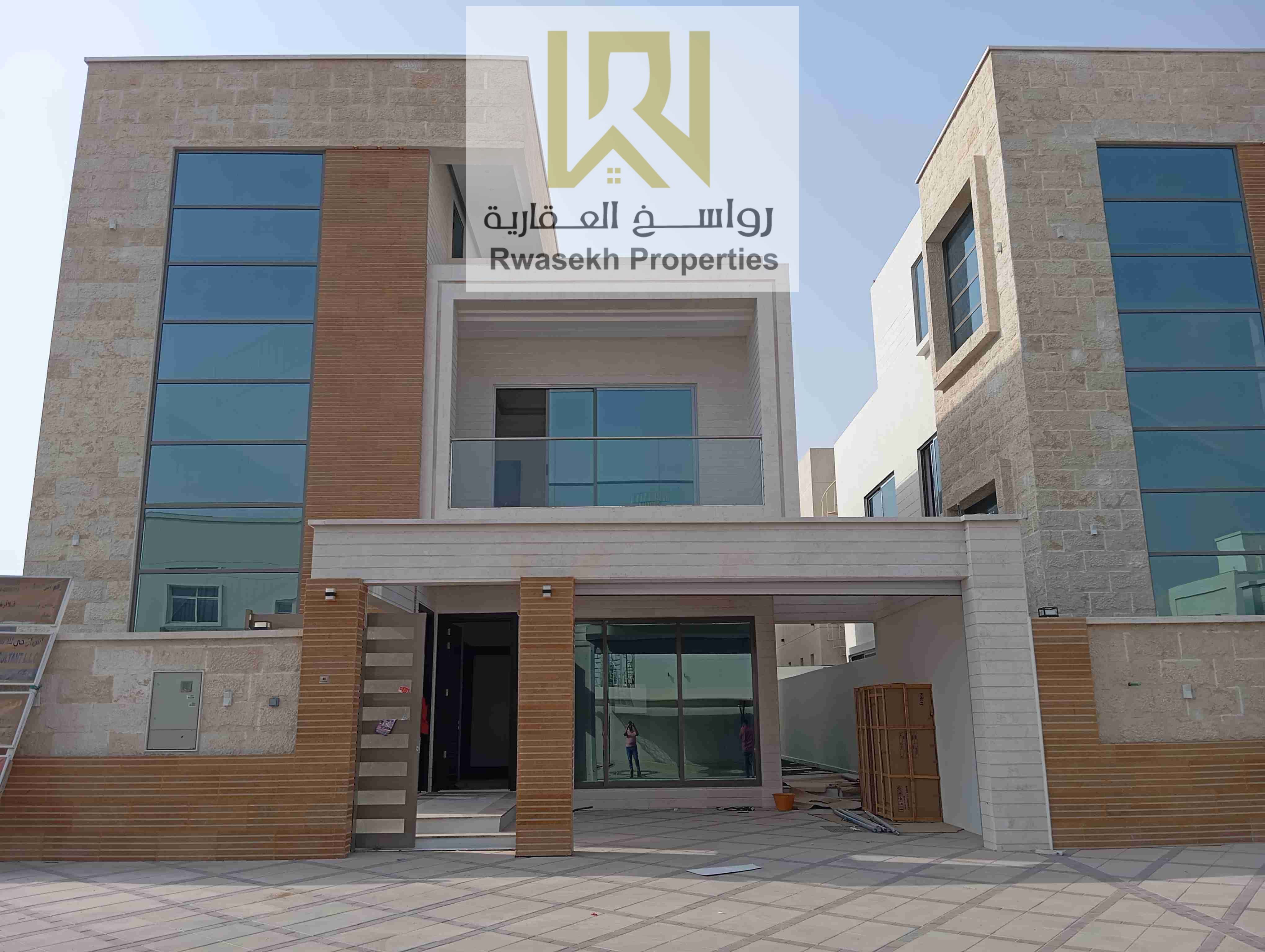 He owns a high-end villa with a modern design and distinctive specifications in the heart of the Jasmine area – Ajman, suitable for large families and