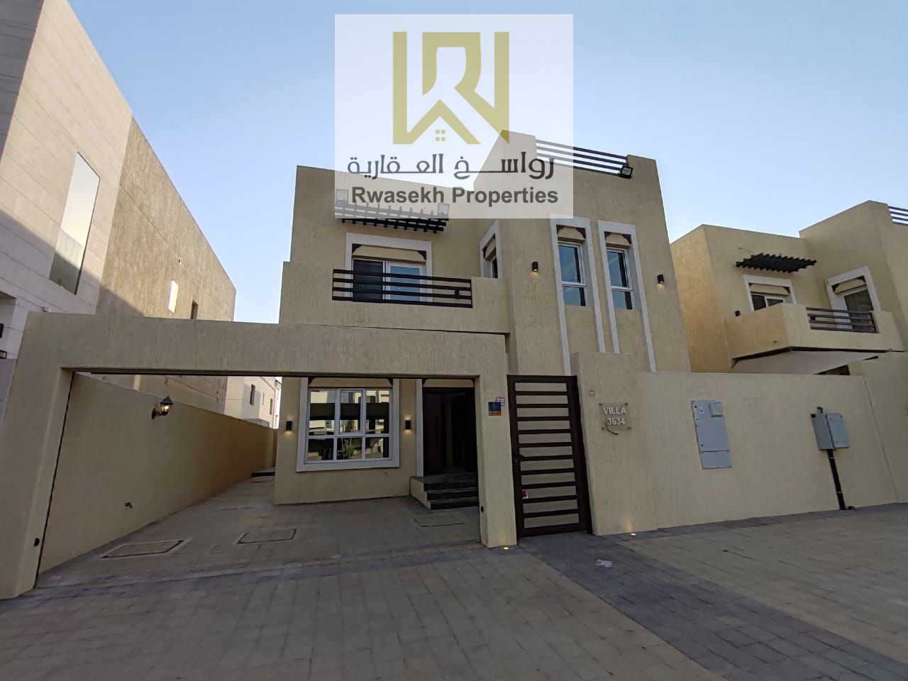 Villa for sale in Al Yasmin - Ajman Price: 185,000 AED only (Inclusive electricity, water, air conditioning, and registration fees) Pro