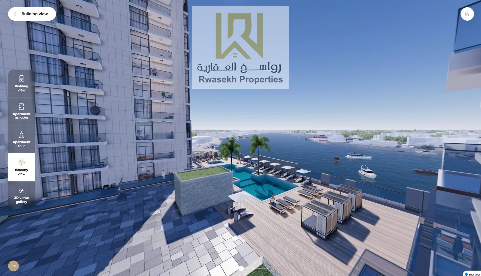 ROI (2028) The first luxury waterfront community on Ajman Creek — combining lifestyle and strong rental income. City View (Starting from AED 804K