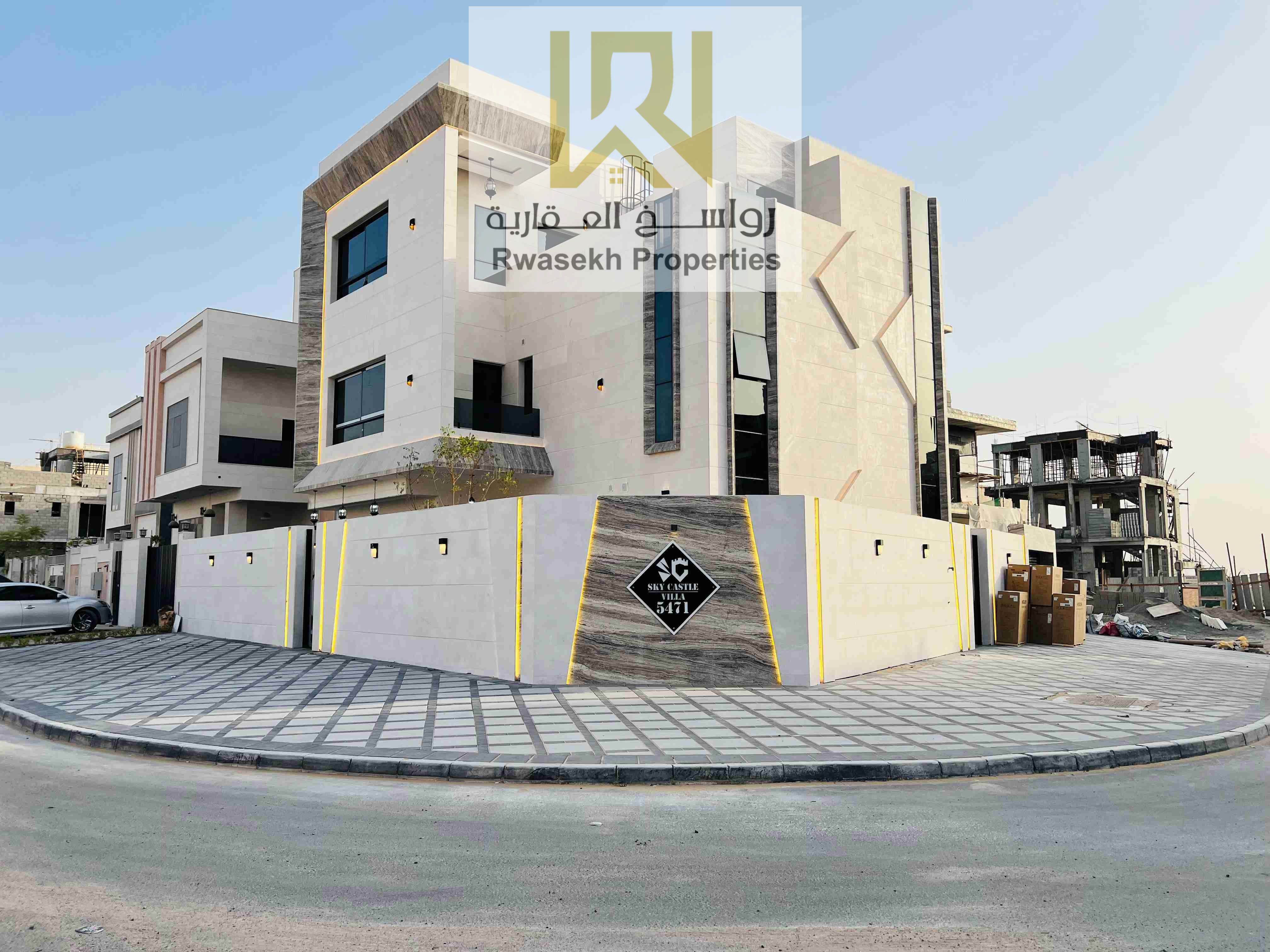 luxury 6 bedroom villa for sale including central air condition