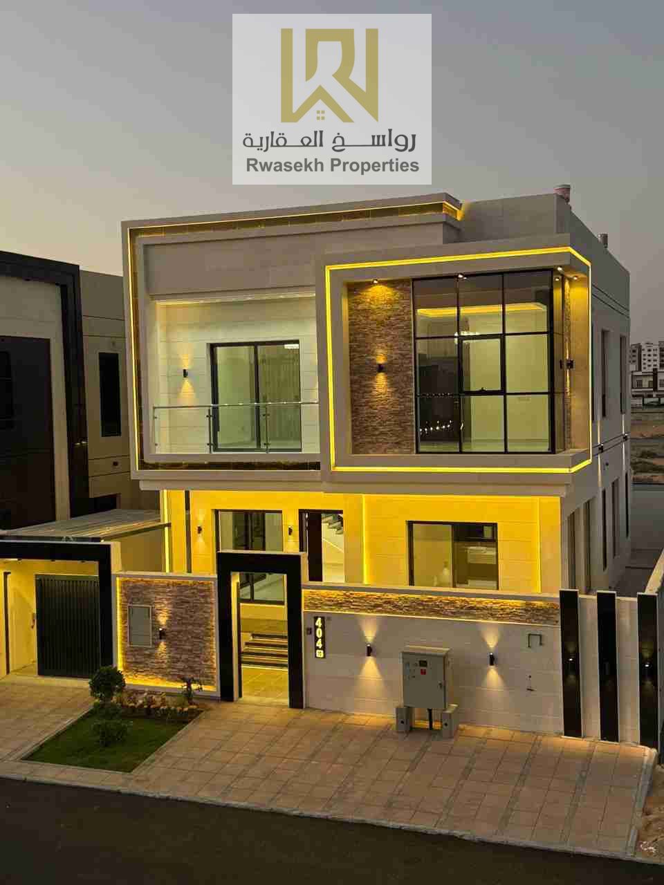 villa for sale including AC and electricity