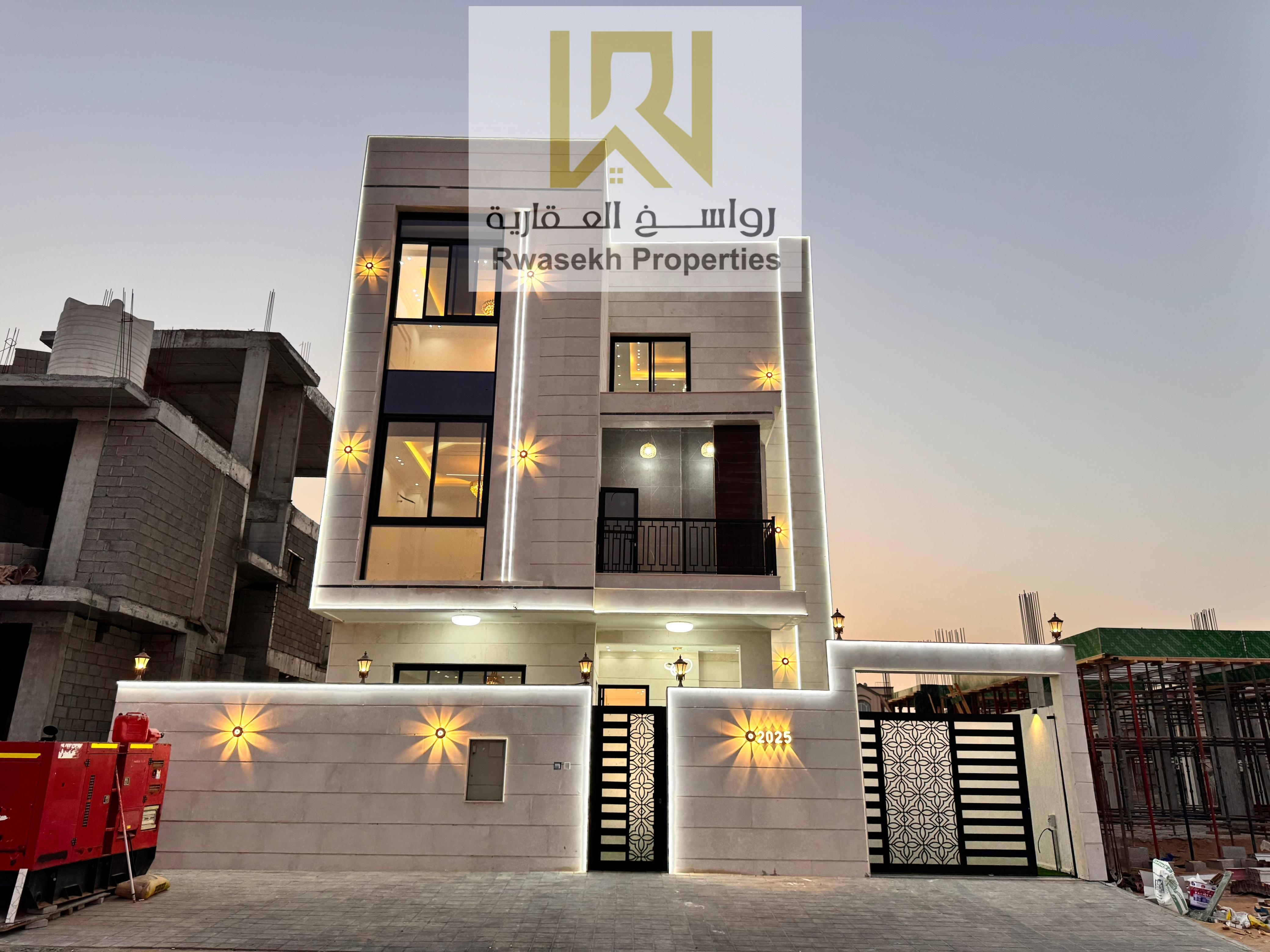 6 bedroom villa for sale at zahia ajman Inclusive of electricity, water, and air conditioning fees