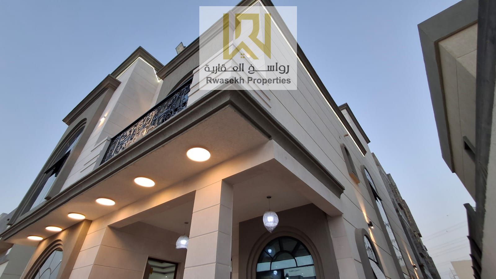 7 Master Bedrooms with En-suite Bathrooms & Dressing Rooms  - Majlis  - Spacious Hall  - Main Kitchen  - Maid’s Room  - 2 Additional Halls  - 10 Bathrooms