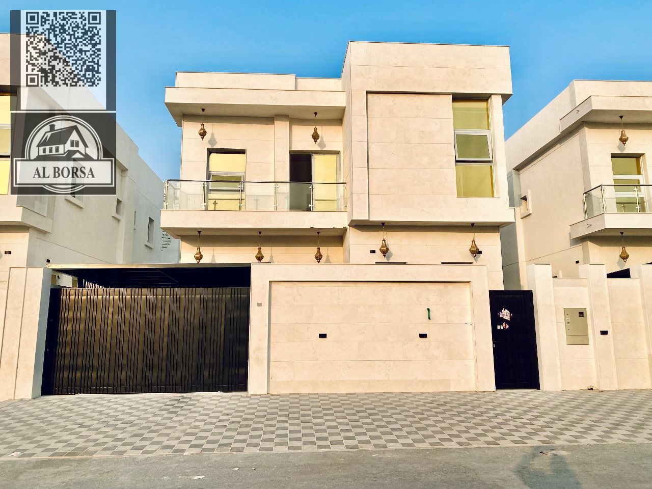 Luxury villa for rent in Al-Yasmeen area - first resident consisting of a master bedroom with a living room and a large hall for families