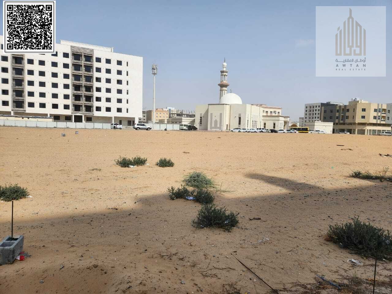For sale, residential and commercial land in Al Jurf Industrial Area 3 | Opposite the mosque