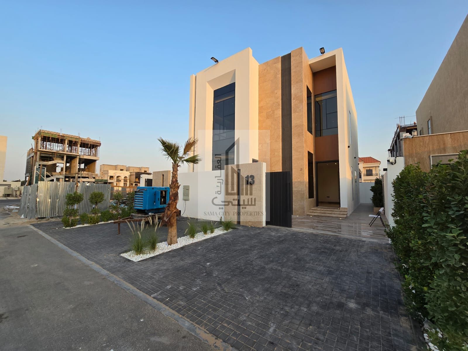 luxurious villa with European design and super deluxe finishes