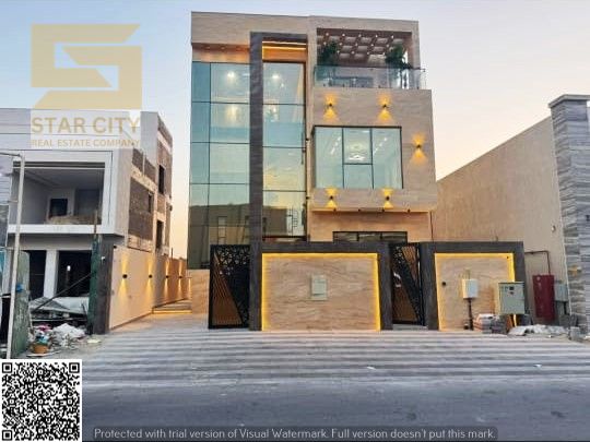Luxury Family Villa in the Heart of Ajman | 6 Master Bedrooms | Stone Finishing | Prime Location with Full Facilities