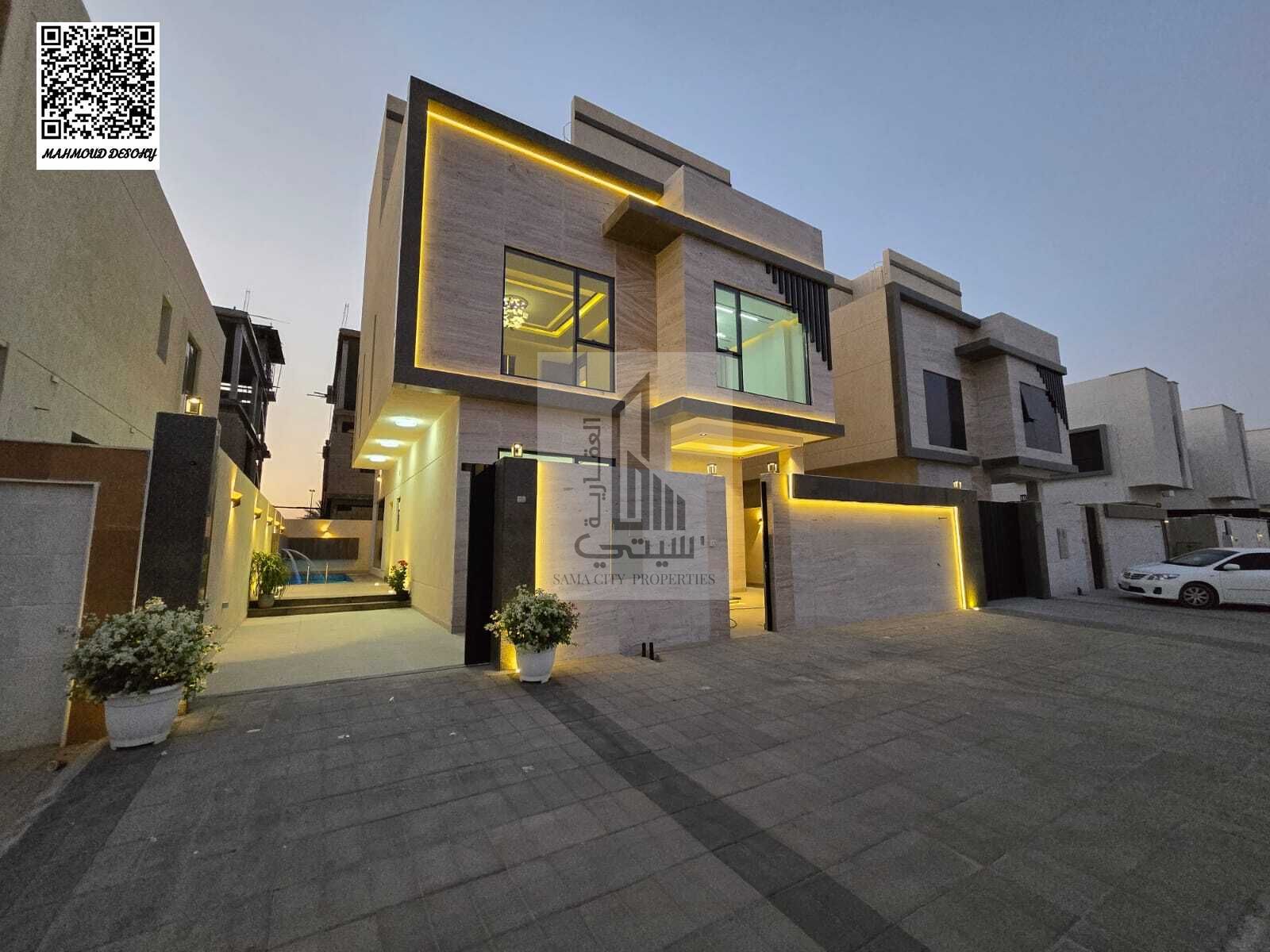 A luxurious villa for sale in the Al Yasmeen area of Ajman
