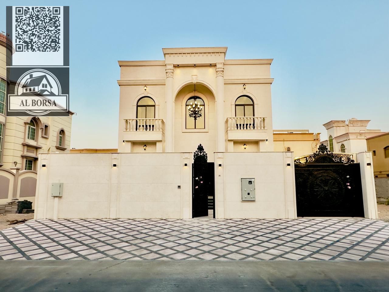 Villa for rent in Ajman Al Rawda 2 on the corner of two streets, beautiful location, payment facilities