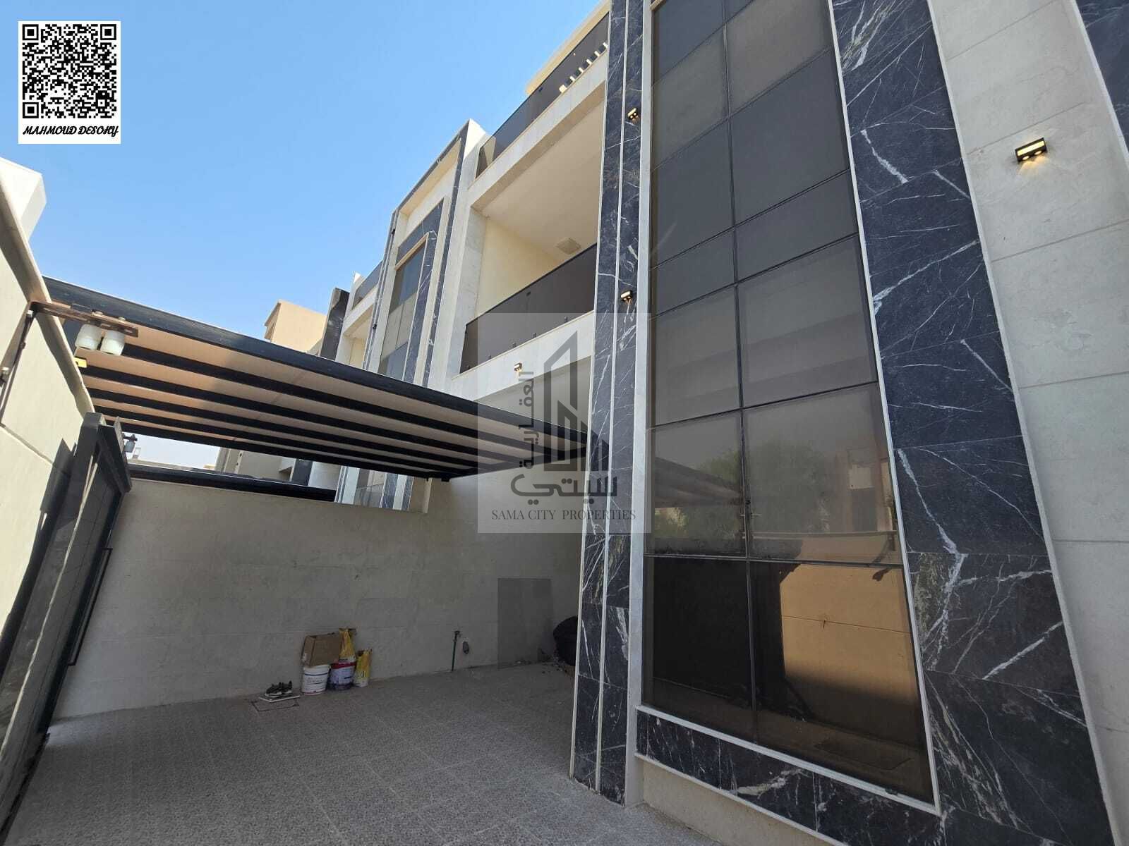 For sale, a luxurious townhouse in the Al Tallah area of Ajman, with a modern design
