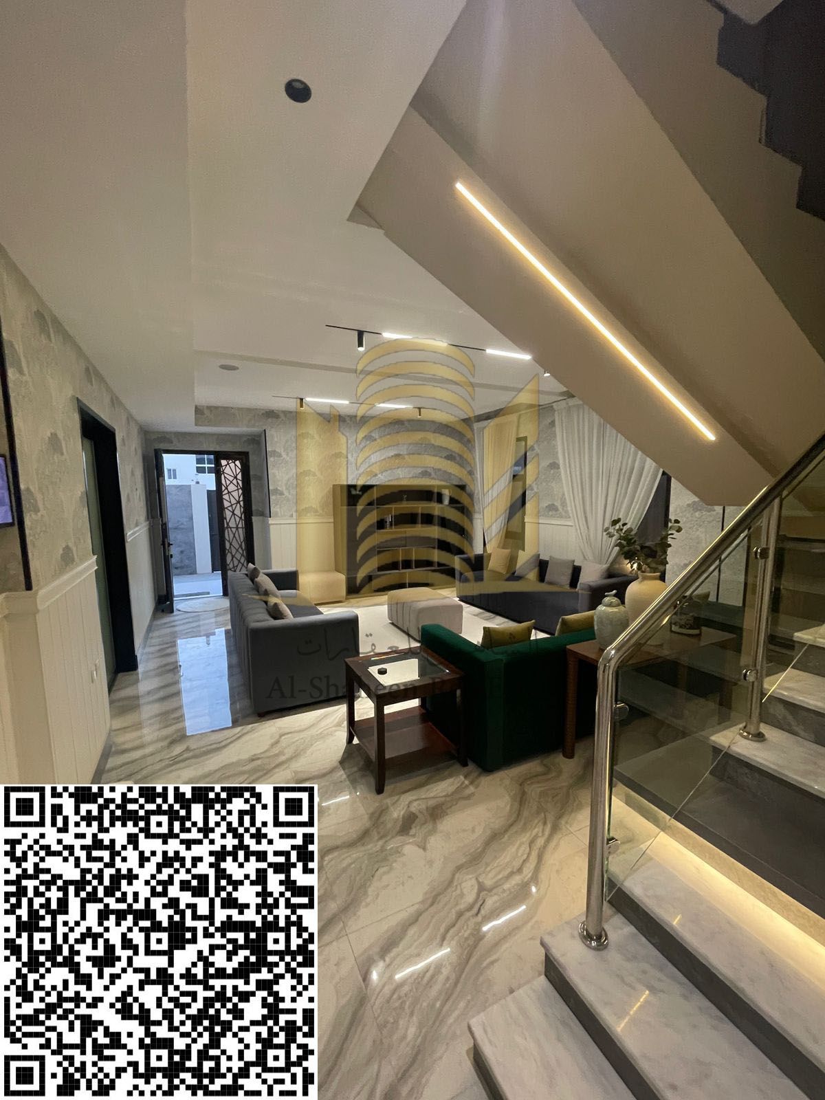 For annual rent, a furnished villa in the Al Bahia area, close to Sheikh Mohammed bin Zayed Road, with electricity, for citizens, consisting of 5 room
