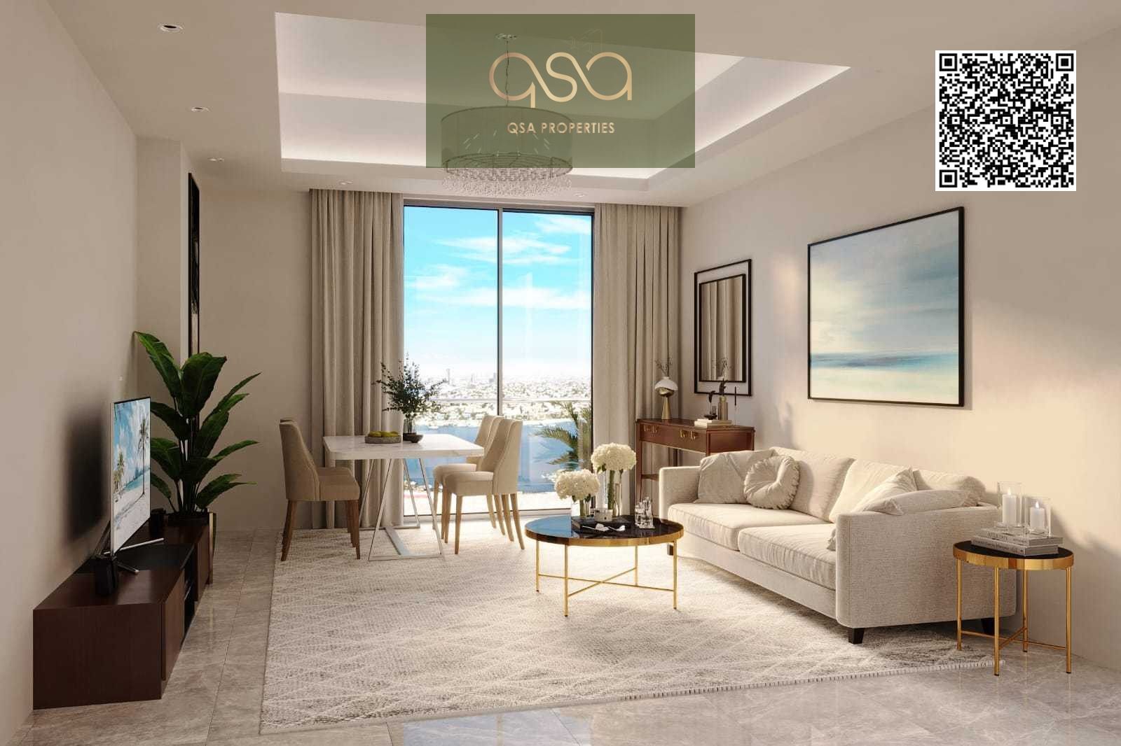 ONE BEDROOM APARTMENT AVAILABLE FOR SALE IN AJMAN CREEK TOWER 3, AJMAN!
