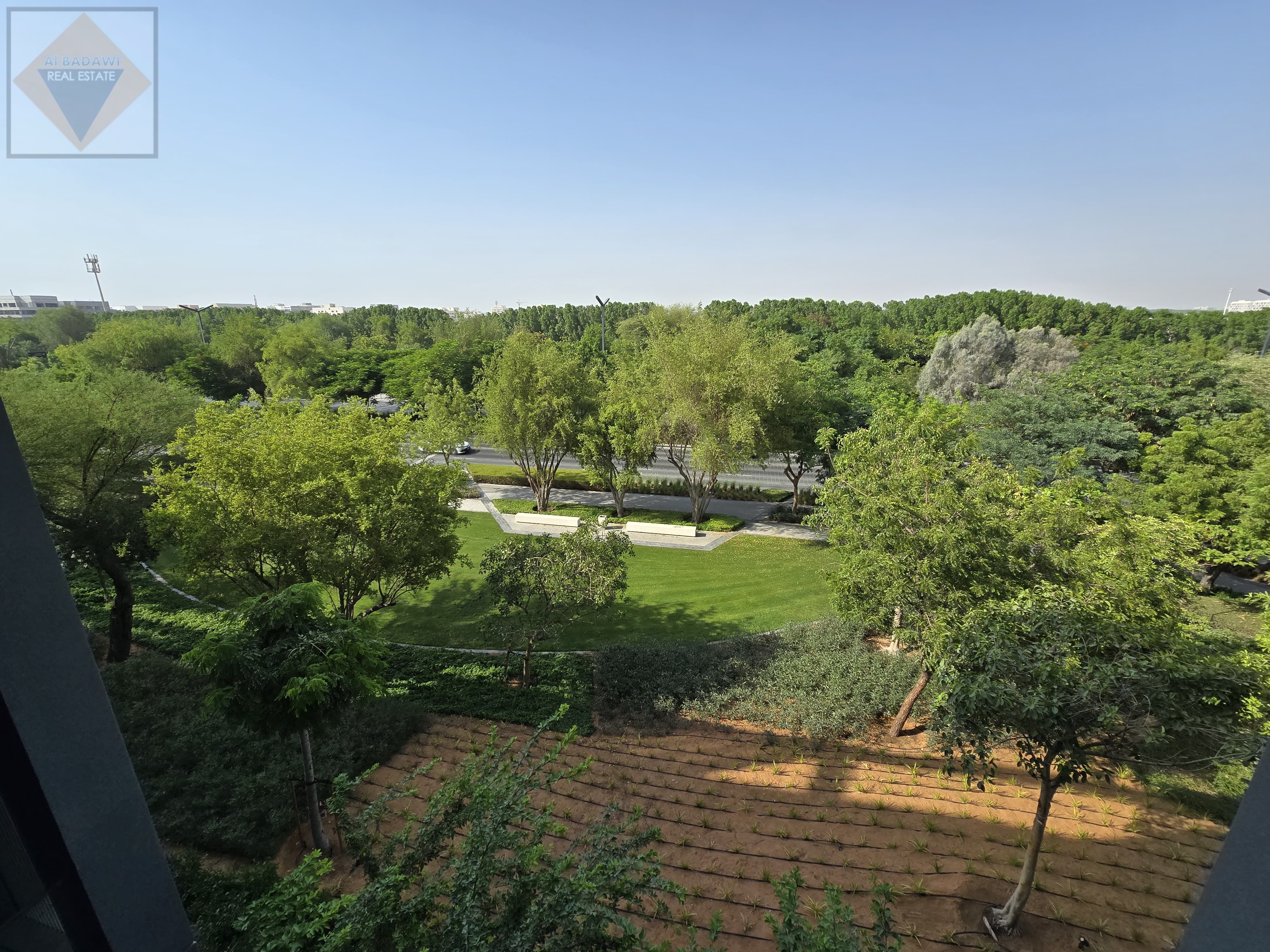 A luxurious apartment located within a high-end residential compound, consisting of two bedrooms and a spacious living room, ideal for family living o