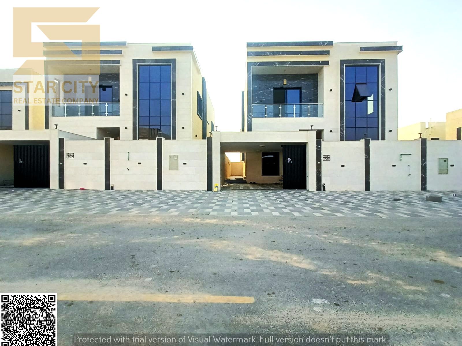 Luxury Villa for Sale in Al Zahia – Ajman | 5 Master Bedrooms + Maid Room + Majlis + Living Room | Central A/C | Registration Fees Included