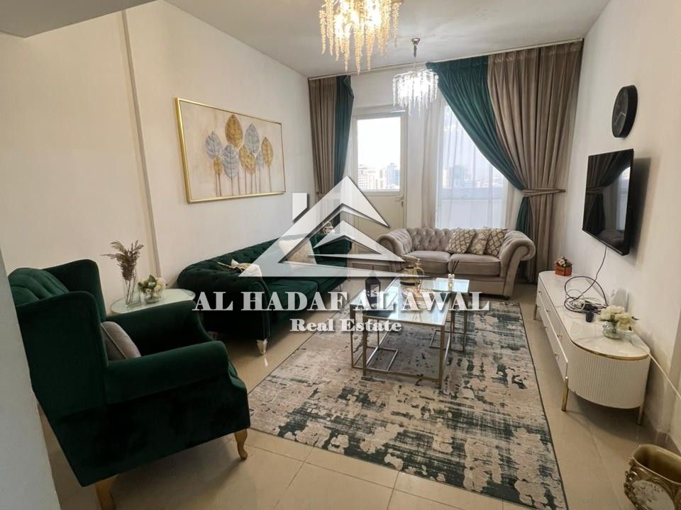 For monthly rent in Al khan area, 2 rooms and a hall with free internet