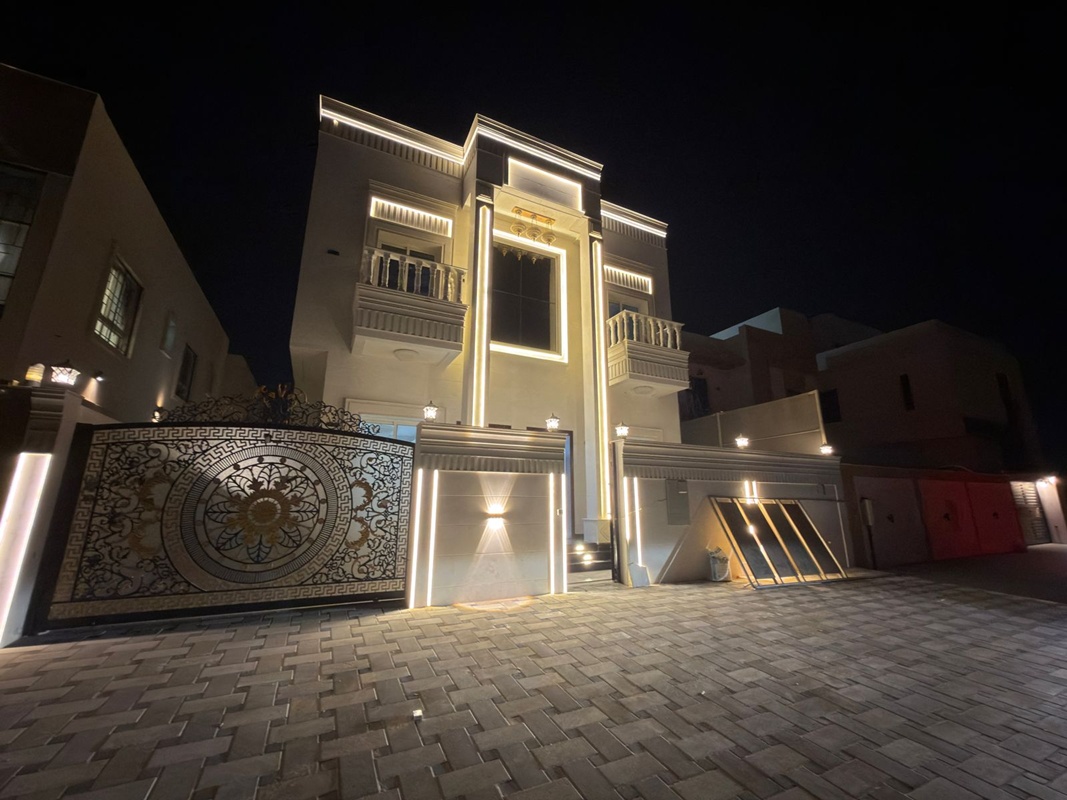 Spacious 6 bedroom villa for sale in Al Zahia, Ajman, prime location opposite services