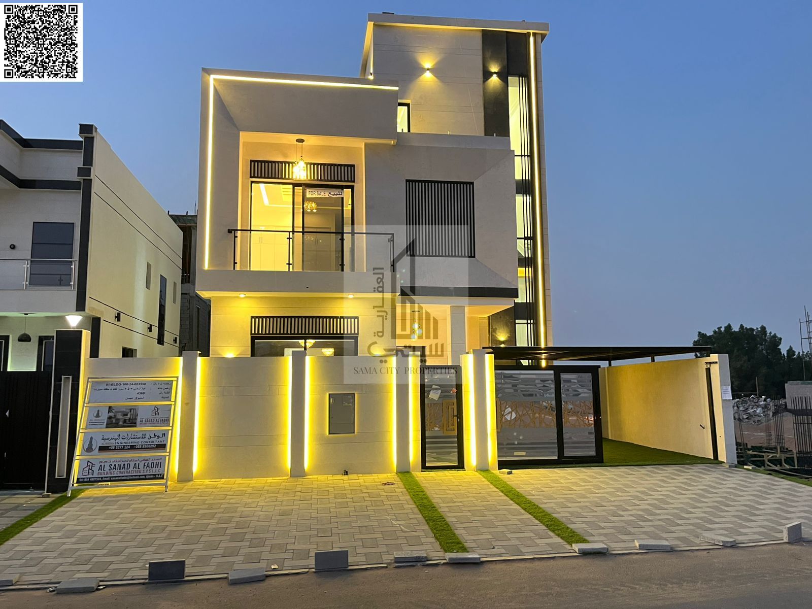 luxurious villa with European design and super deluxe finishes