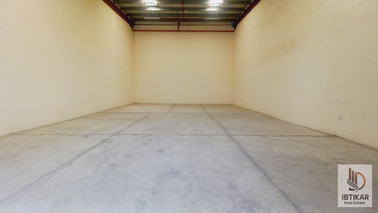 Warehouse for Rent in Al Saja’a Sharjah | 1,500 Sq. ft | 5 kW Power | AED 80,000 | Ideal for Storage