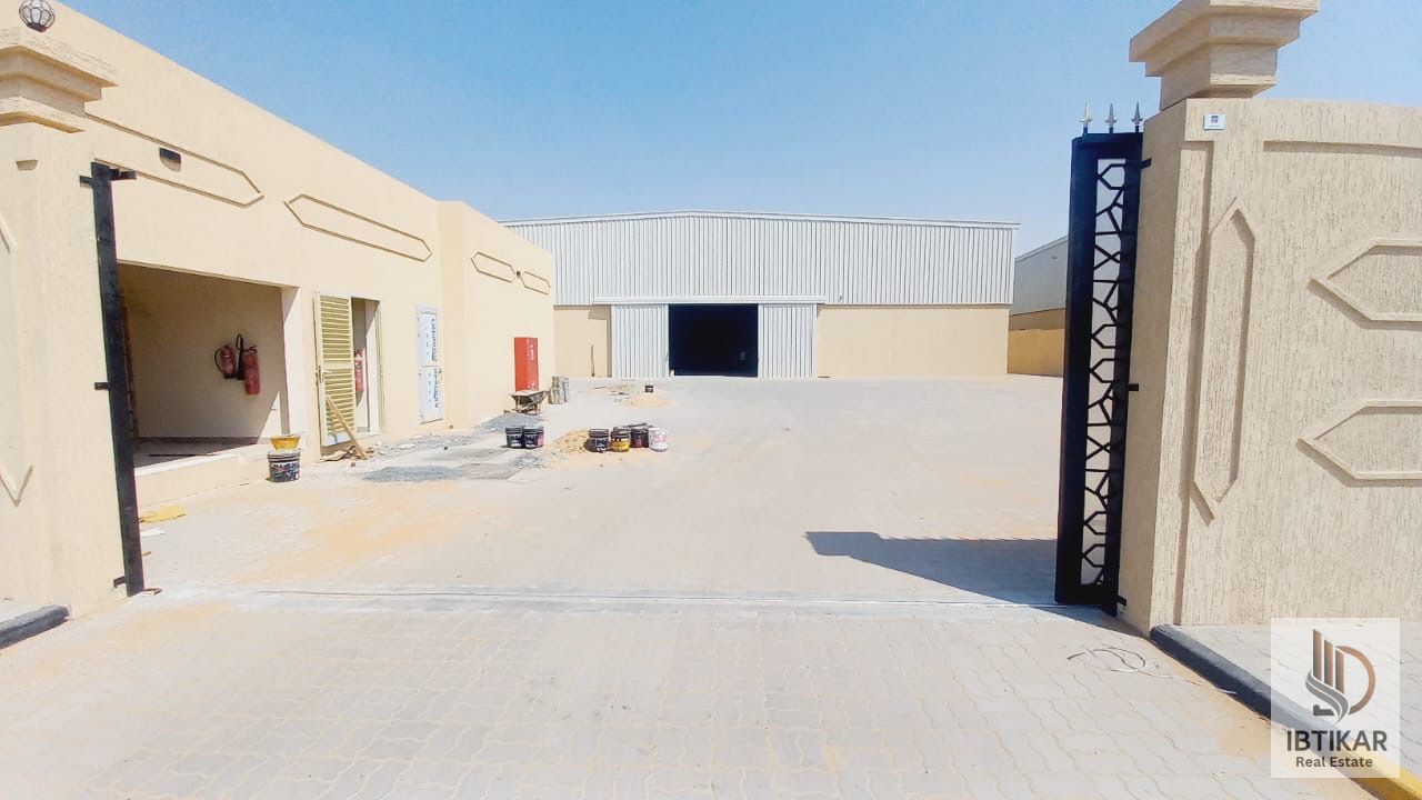 Large Industrial Facility in Al Saja’a, Sharjah | Factory, Warehouse, Open Yard | 2 Offices & 2 Labour Rooms | 175 kW