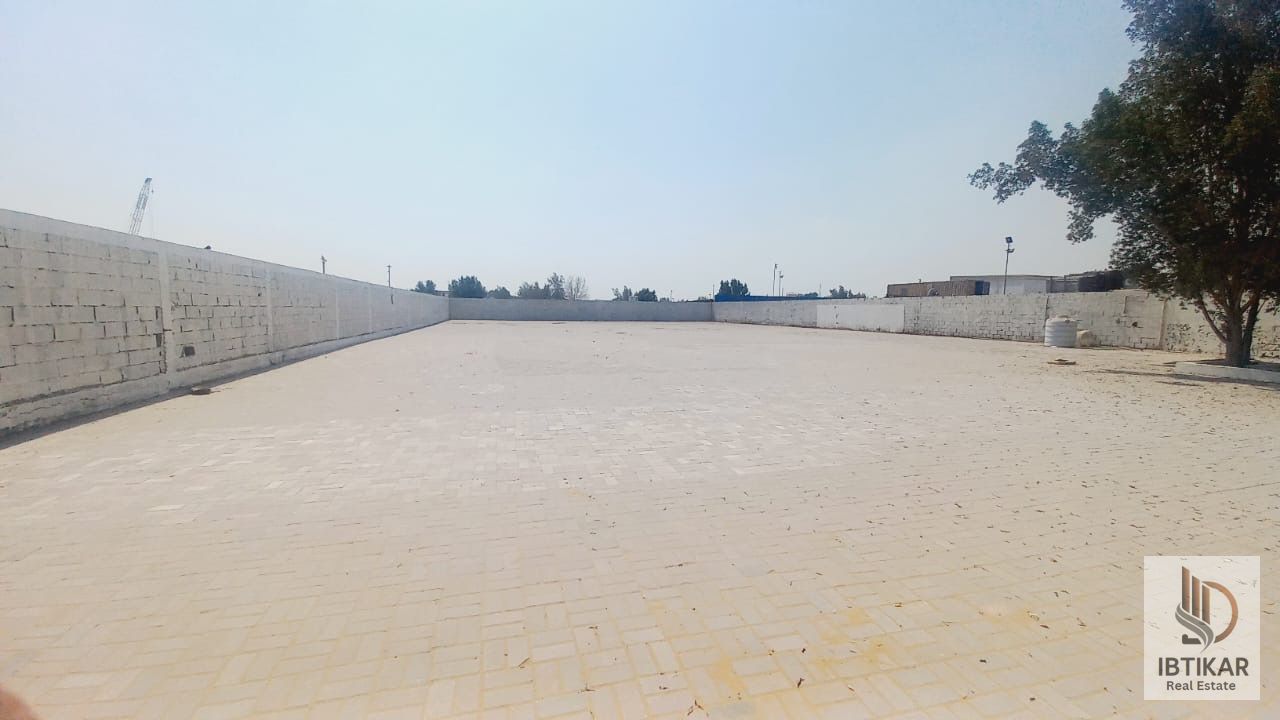 Open Yard for Rent in Al Saja’a Sharjah | 20,000 Sq. ft | 20 kW Power | AED 250,000