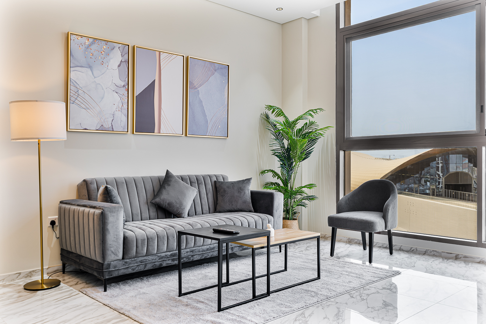 Modern 3Bed | 7 Min Walk to Metro & Near Expo City | Furnished | Flexible term