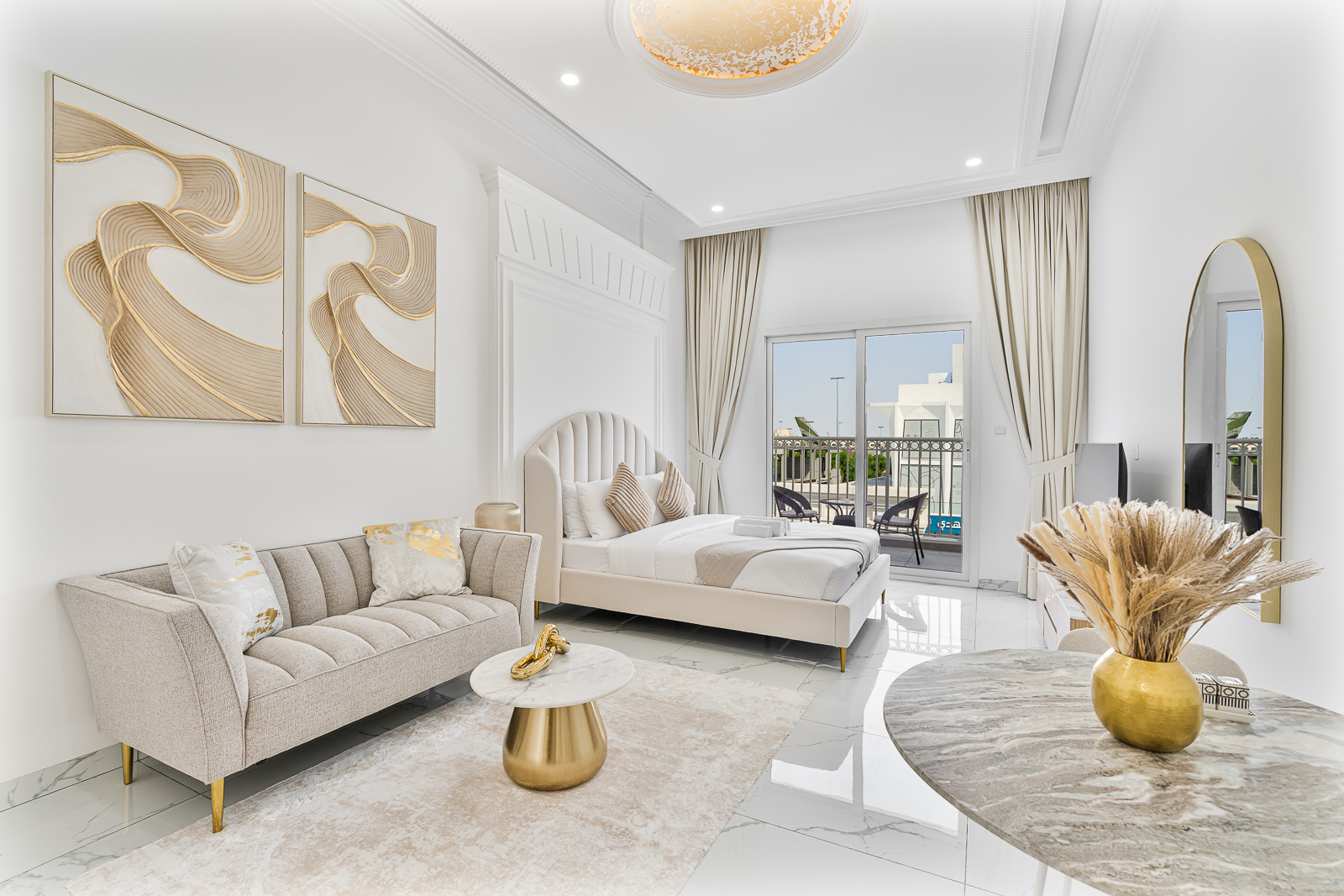 Classy Studio APT Close To Dubai Miracle Garden | Furnished | Flexible term