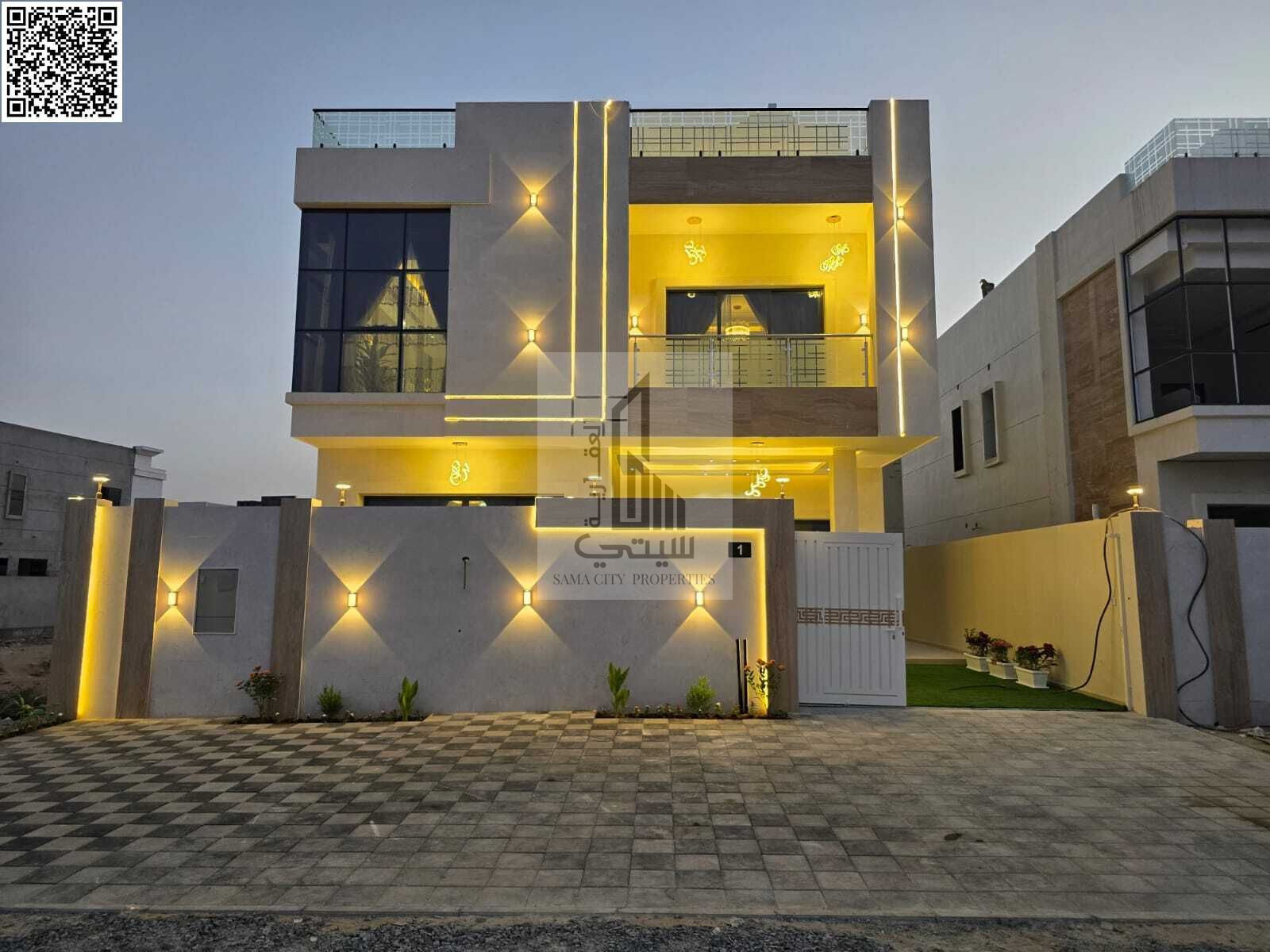 Villa for sale in Al Helio Features: • 5 master bedrooms • Majlis with bathroom • Living room with bathroom • Main kitchen • Maid's room • Large set