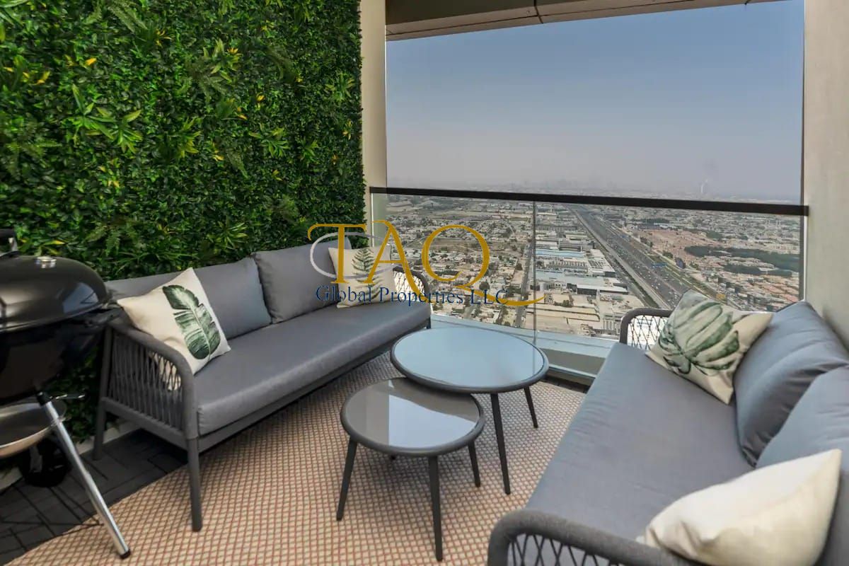 LUXURIOUS RENTED 2BR | FULLY-FURNISHED | HIGH FLOOR | PANORAMIC VIEWS |