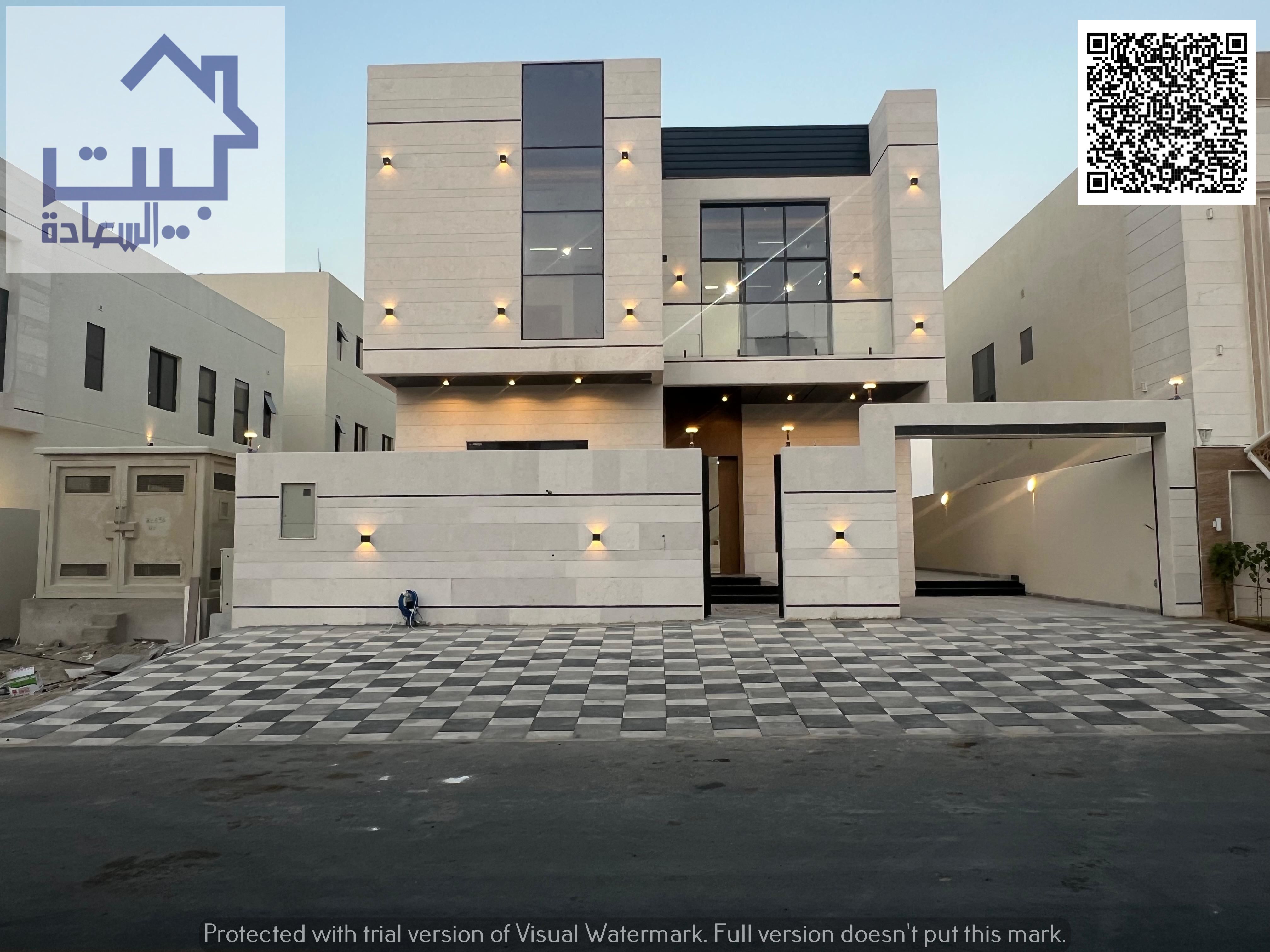 The villa of your dreams is upscale, including registration and ownership fees, behind the services next to Azha Company, 3 minutes away from Sheikh M