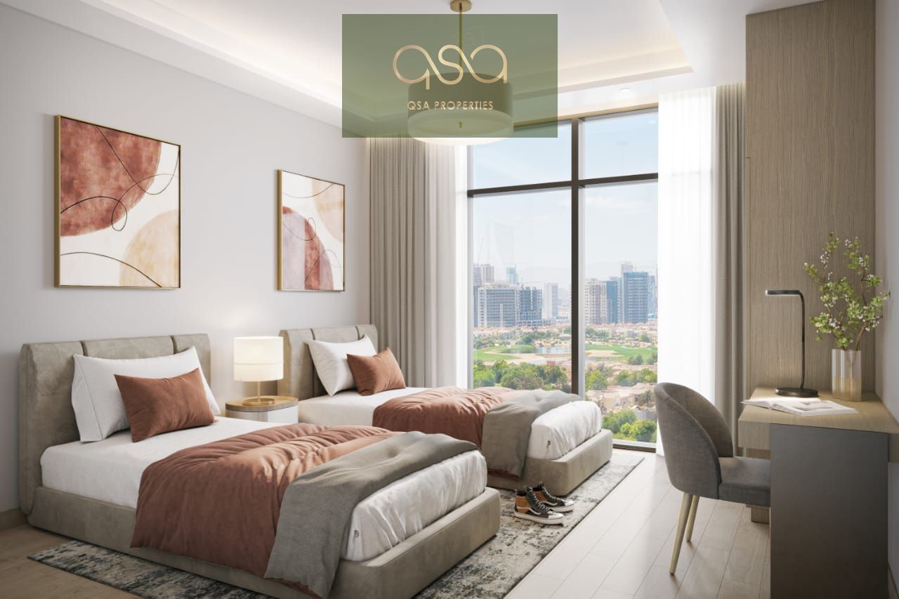 spacious 2bhk for sale in garden residency in emirate city on easy installment plan