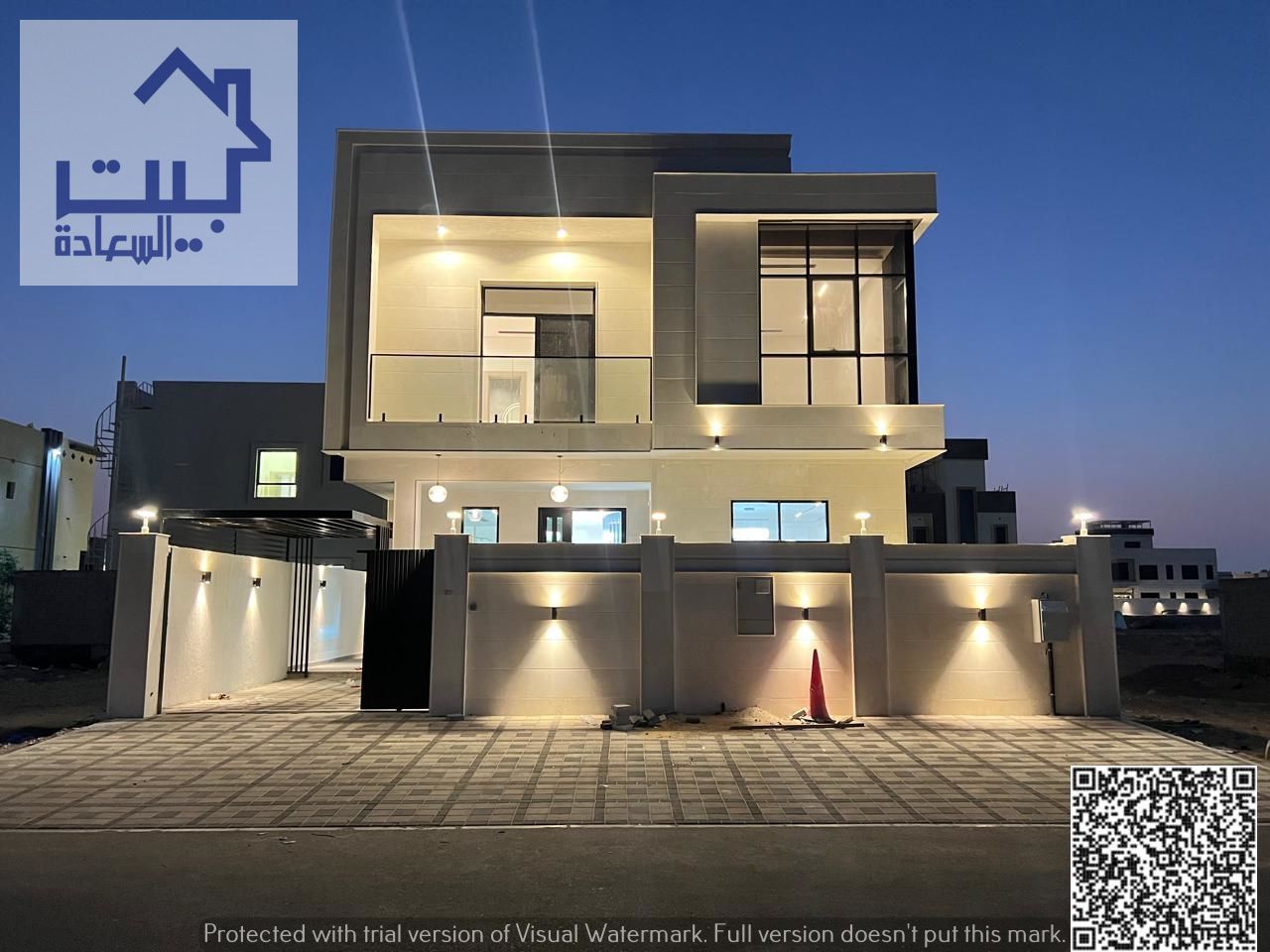 A villa in the most upscale areas of Ajman, freehold, close to all amenities