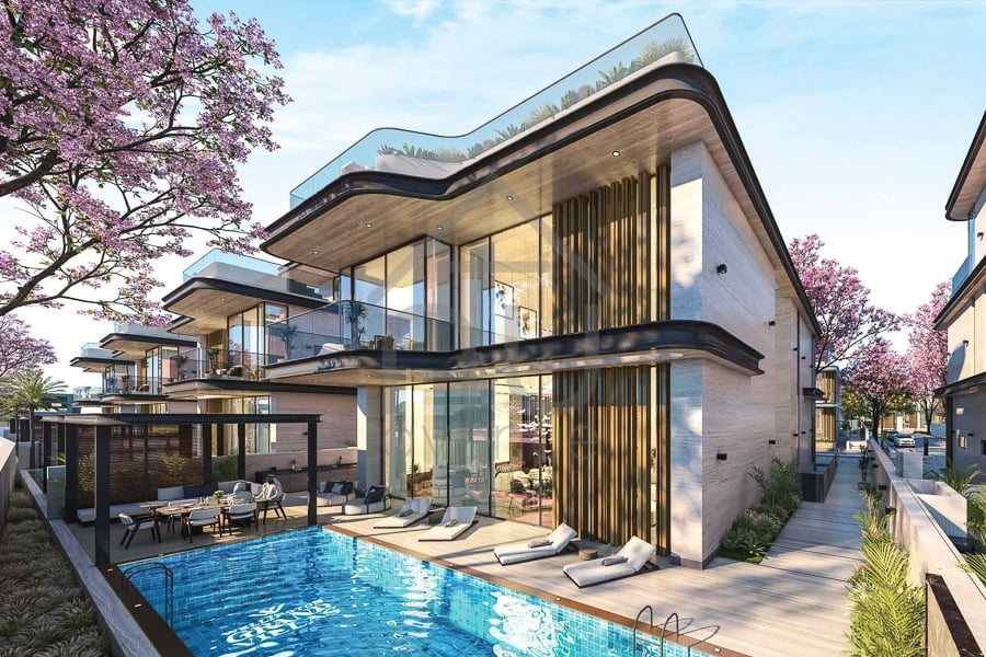 Full Lagoon View Luxury 6 BD Villa District 11