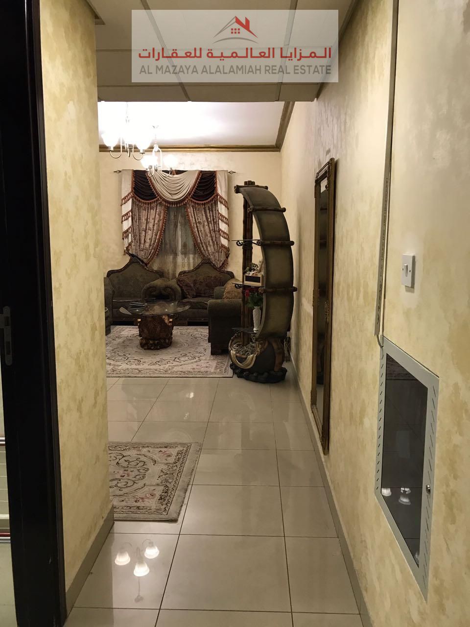 For monthly rent - fully furnished tow-bedroom apartment - new - first tenant - Sharjah - Al Nahda - with internet