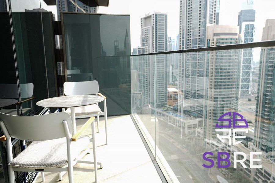 City & Sea View | 2 Cheques | Mid Floor