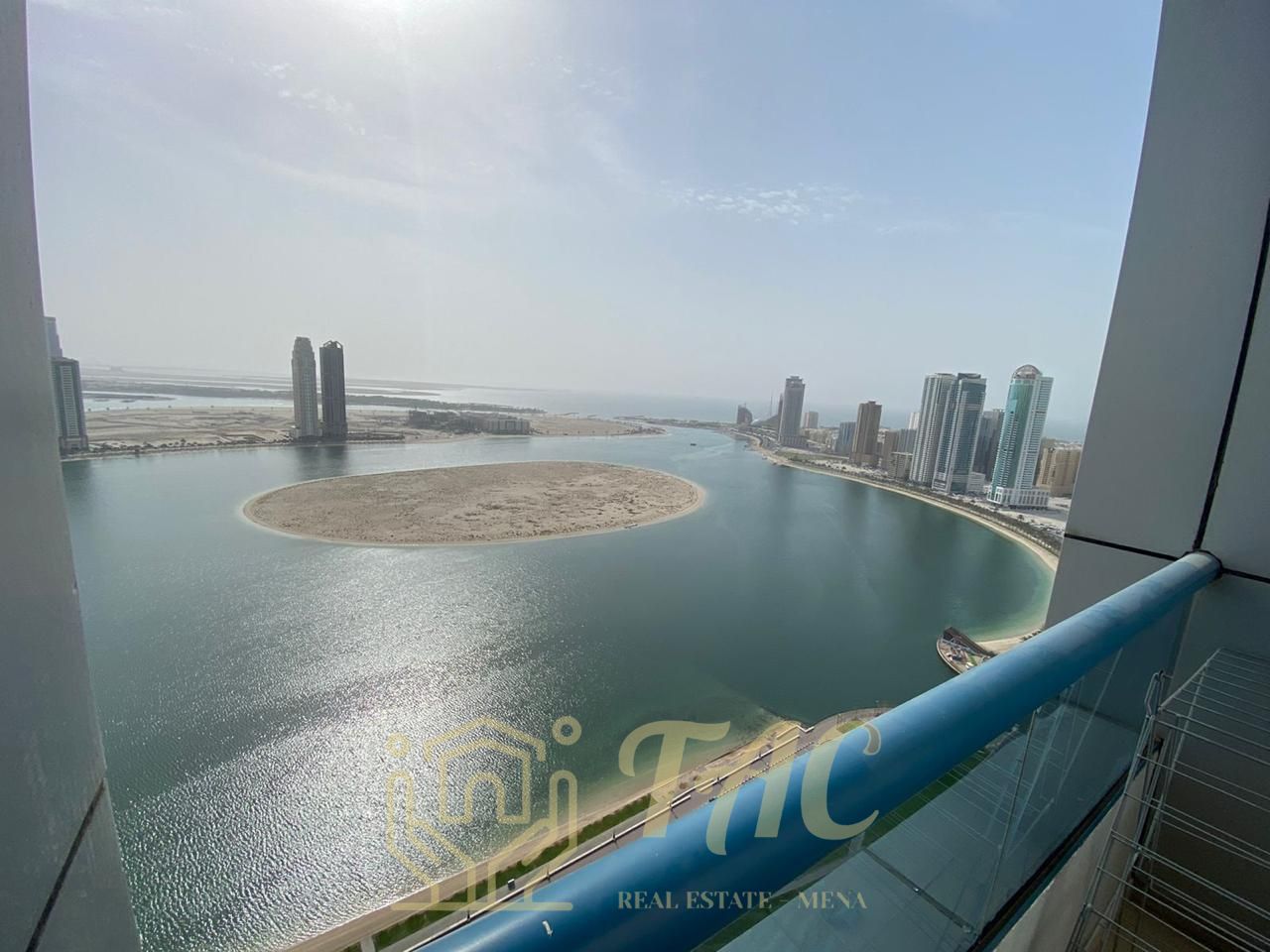 For lovers of luxury, elegance and taste, a luxurious apartment in Sharjah, Beach Tower 2, with a full sea view.