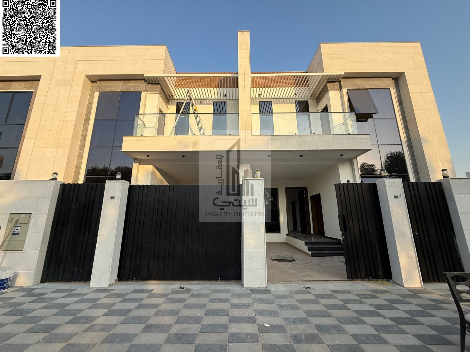 Luxury villa for sale in Ajman, including registration fees.